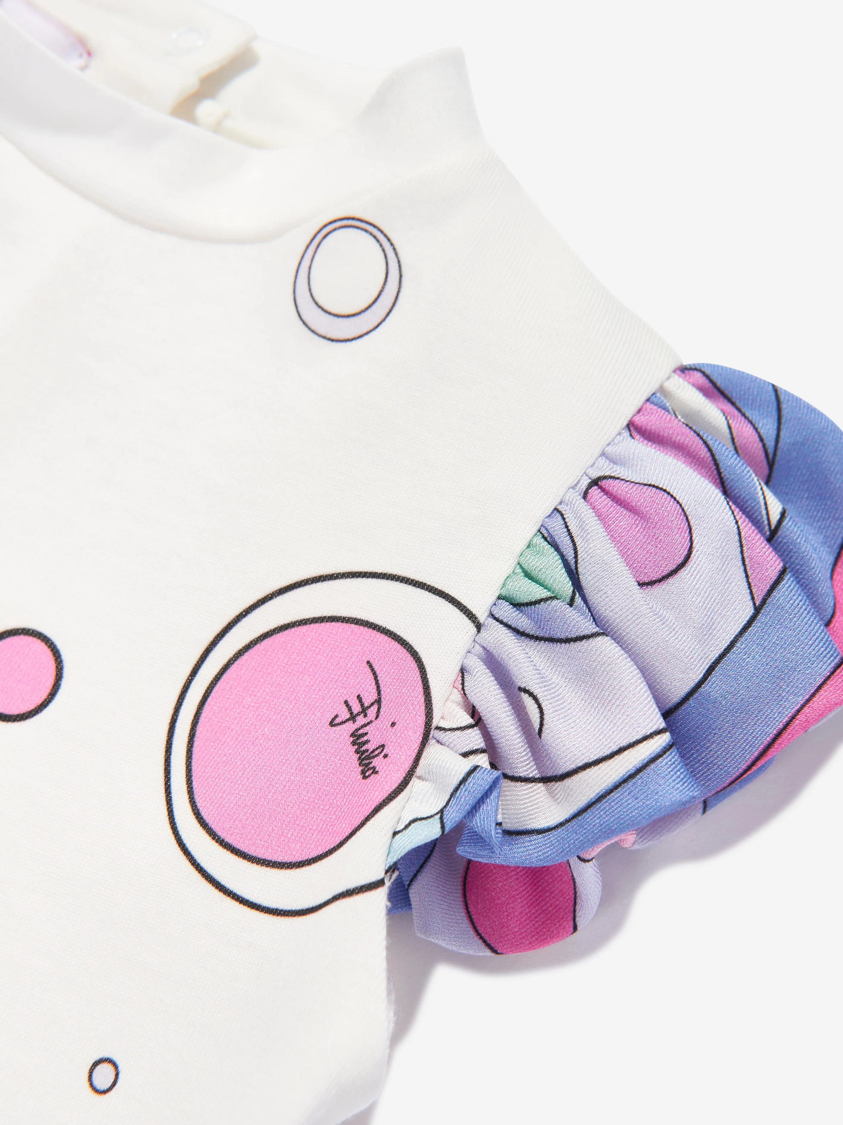 Baby Girls Fontane Jersey-Top in Elfenbein