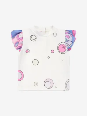Baby Girls Fontane Jersey-Top in Elfenbein