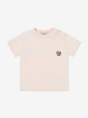 Baby Girls Logo T-Shirt in Rosa
