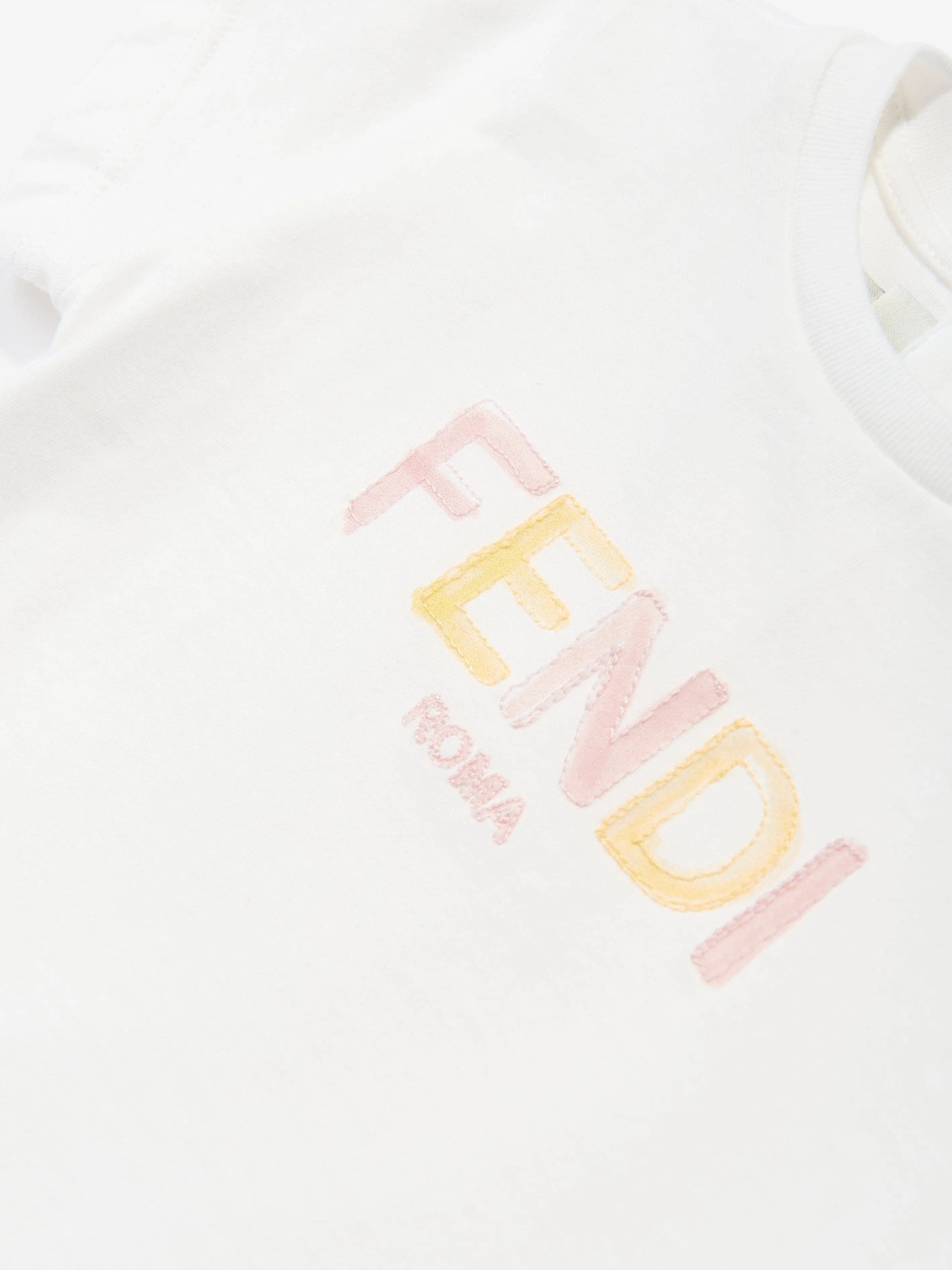 Baby Girls Logo T-Shirt in Weiß