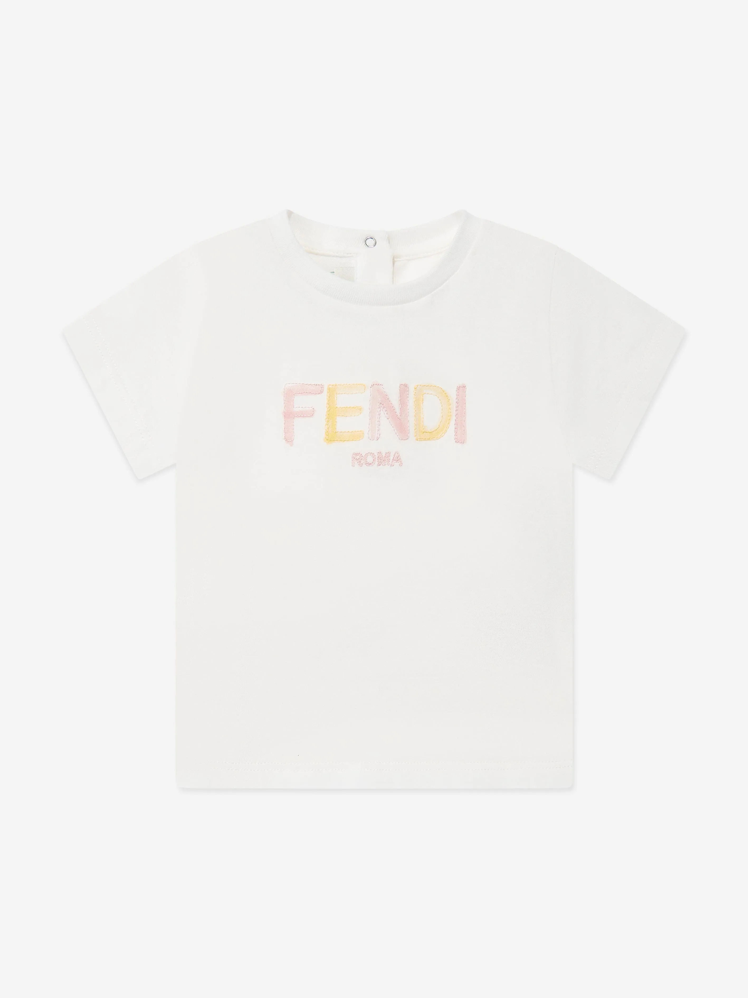 Baby Girls Logo T-Shirt in Weiß