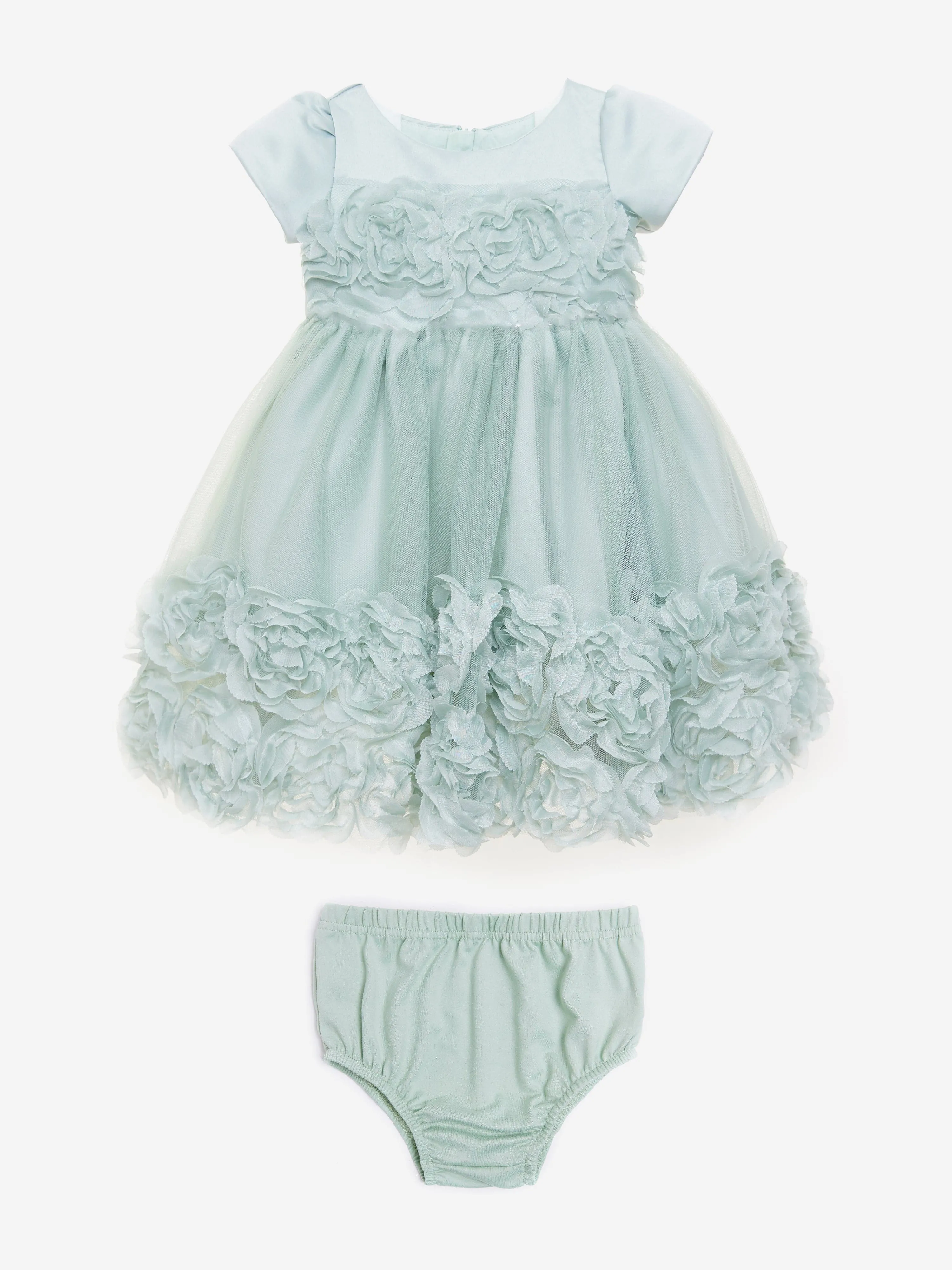 Baby Girls Minz-Wiesen-Kleid in Grün
