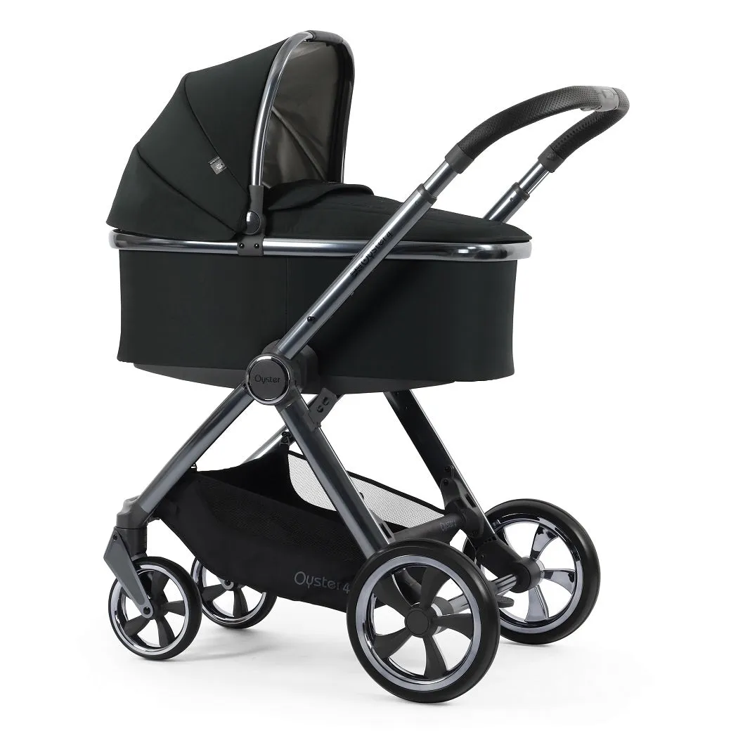 BabyStyle Oyster 4 LUXURY Bundle - 7-teilig - Schwarzoliv - mit Maxi-Cosi CabrioFix