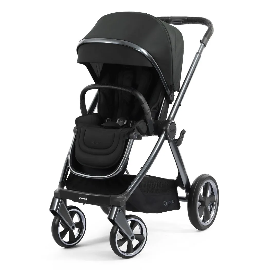 BabyStyle Oyster 4 LUXURY Bundle - 7-teilig - Schwarzoliv - mit Maxi-Cosi CabrioFix