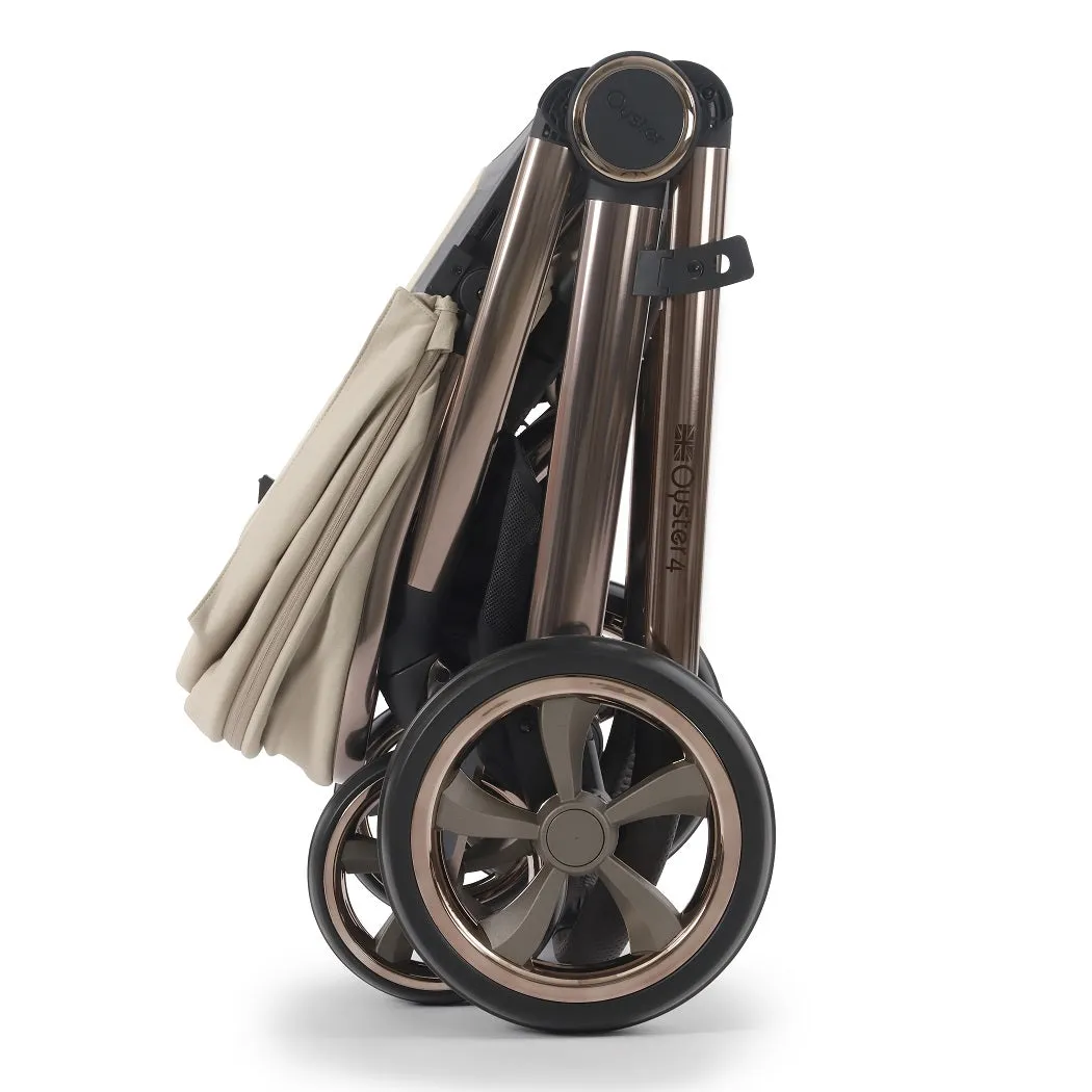 BabyStyle Oyster 4 LUXURY Bundle - 7-teilig - Buttermilch - mit Cybex Cloud T