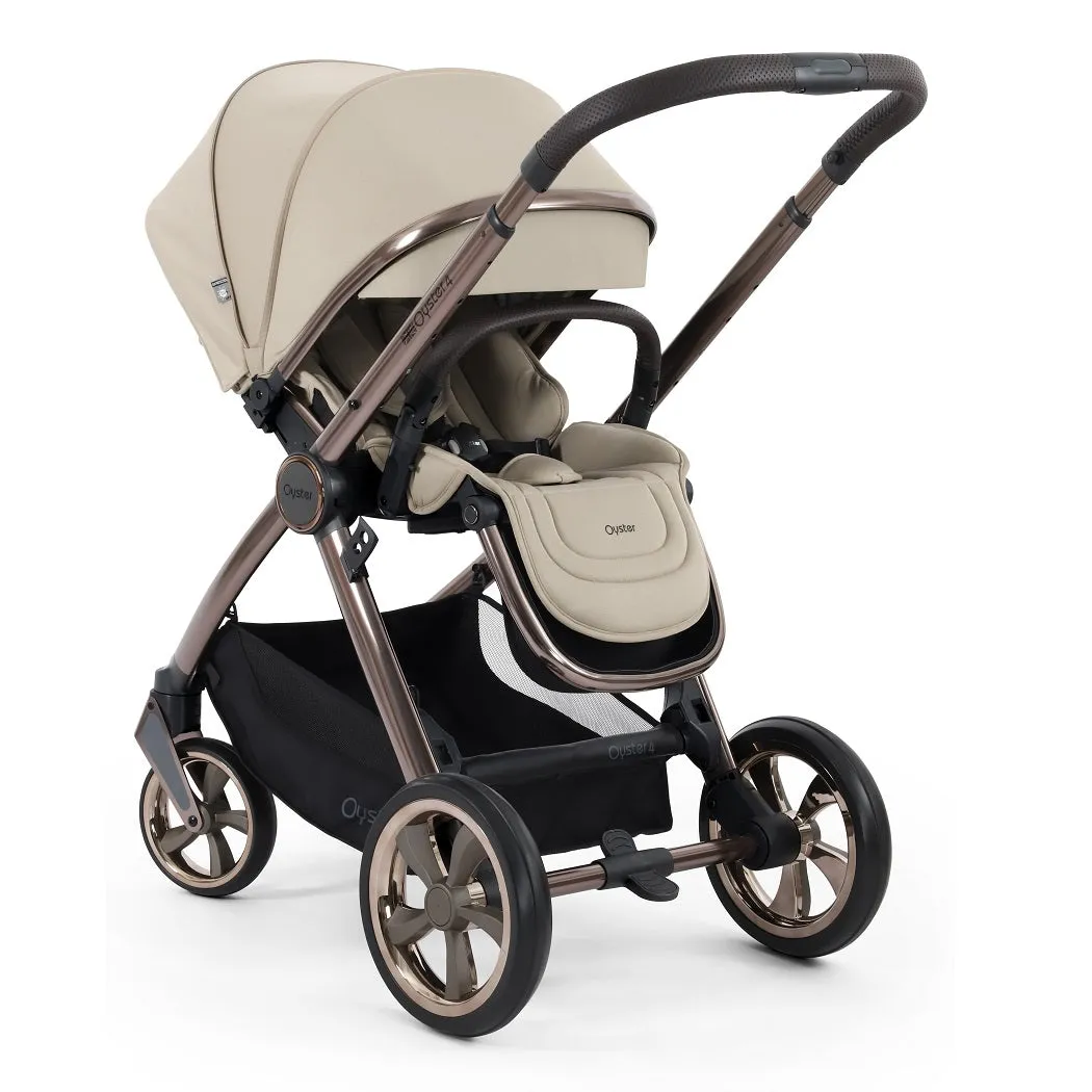 BabyStyle Oyster 4 LUXURY Bundle - 7-teilig - Buttermilch - mit Cybex Cloud T