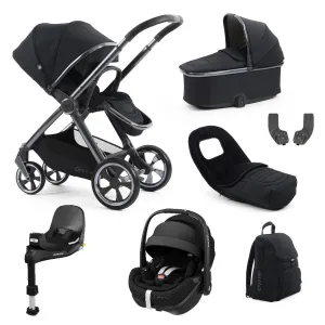BabyStyle Oyster 4 LUXURY Bundle - 7-teilig - Carbonite - mit Maxi-Cosi Pebble 360 Pro²