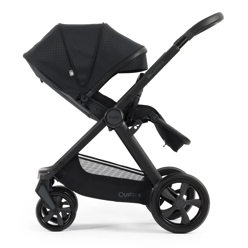 BabyStyle Oyster 4 LUXURY Bundle - 7-teilig - Rabenschwarz
