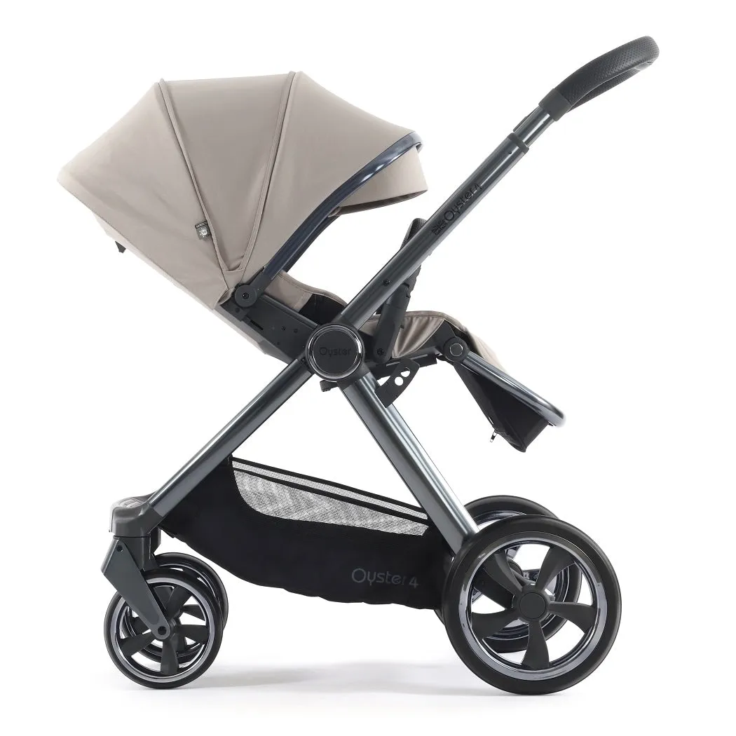 BabyStyle Oyster 4 LUXURY Bundle - 7-teilig - Stein - mit Maxi-Cosi Pebble 360 Pro²