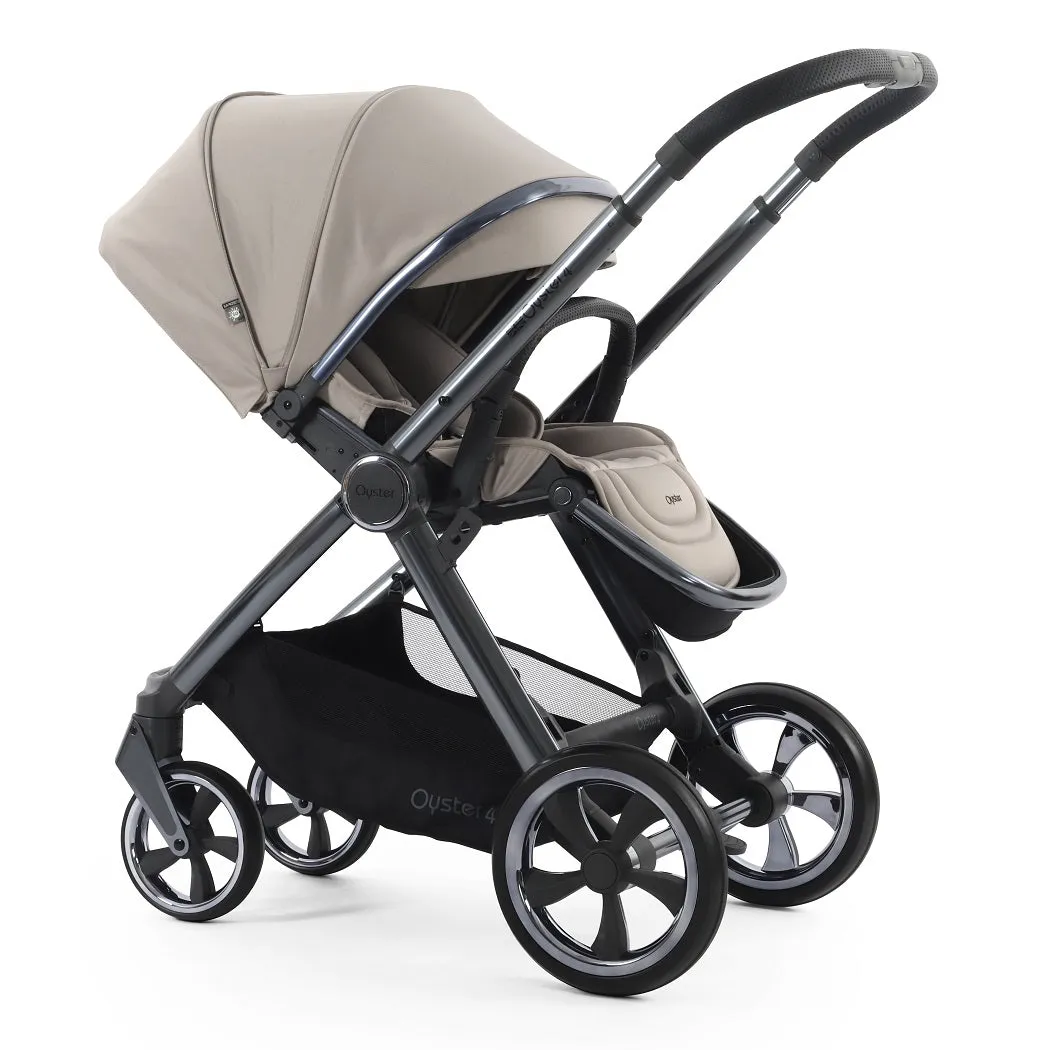 BabyStyle Oyster 4 LUXURY Bundle - 7-teilig - Stein - mit Maxi-Cosi Pebble 360 Pro²