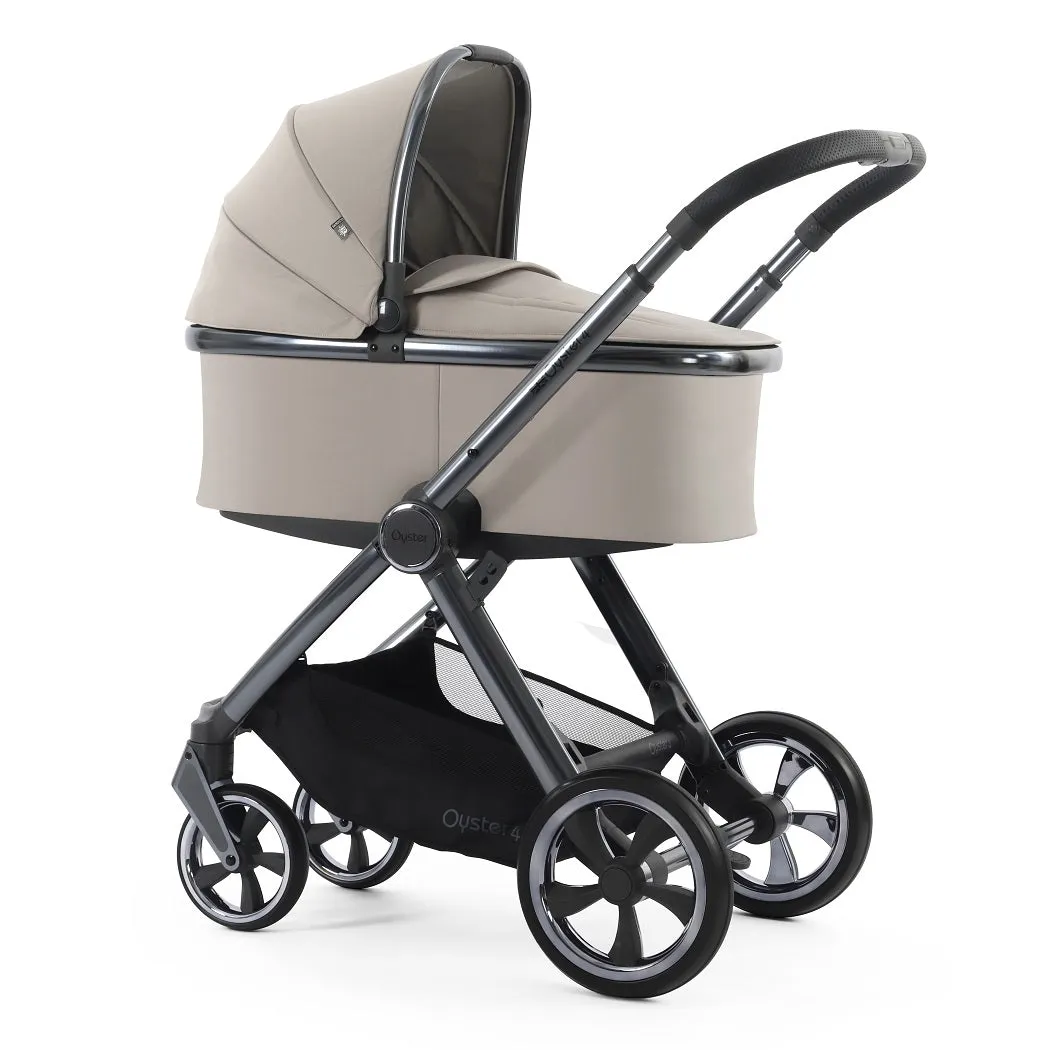 BabyStyle Oyster 4 LUXURY Bundle - 7-teilig - Stein - mit Maxi-Cosi Pebble 360 Pro²