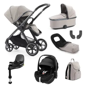 BabyStyle Oyster 4 LUXURY Bundle - 7-teilig - Stein - mit Maxi-Cosi Pebble 360 Pro²
