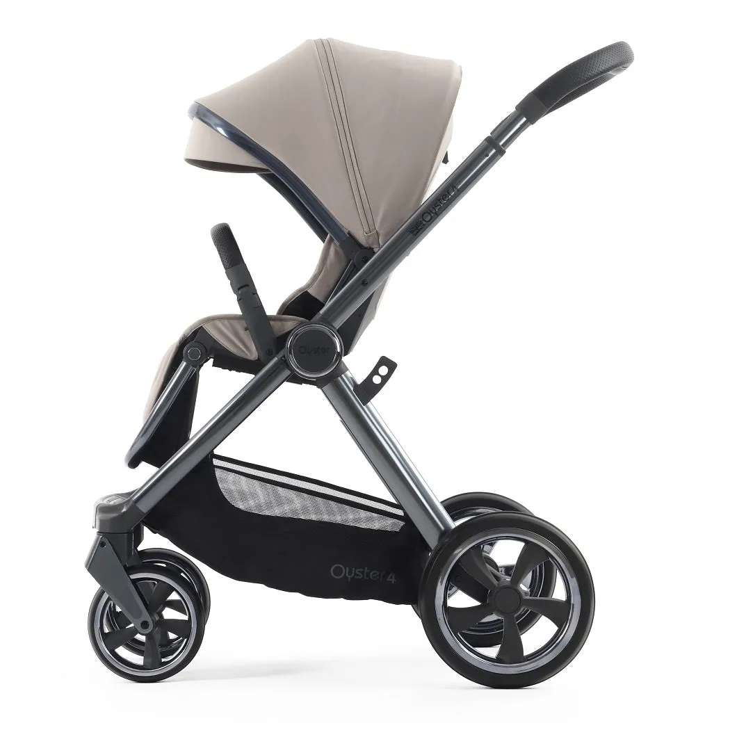 BabyStyle Oyster 4 LUXURY Bundle - 7-teilig - Stein - mit Maxi-Cosi Pebble 360 Pro²