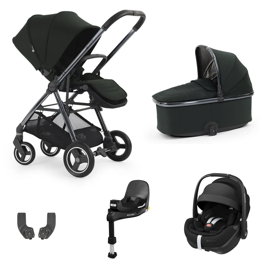 BabyStyle Oyster Gravity  5-teiliges Pebble 360 Pro² Bundle - Schwarzolive