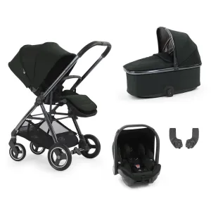 BabyStyle Oyster Gravity  Reise-System in Schwarz-Olive - 4-teilig