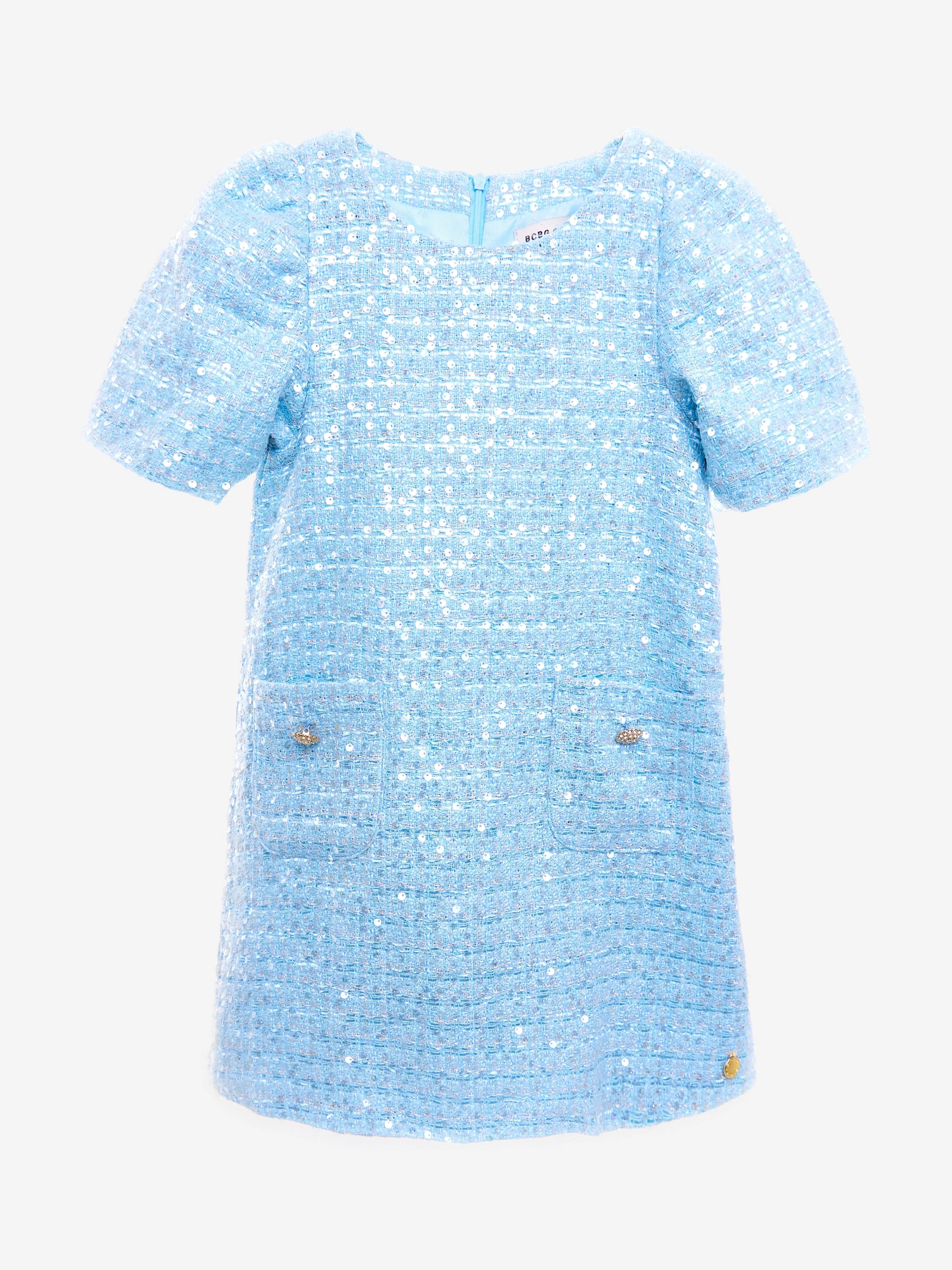 BCBG Girls Tweedkleid in Blau