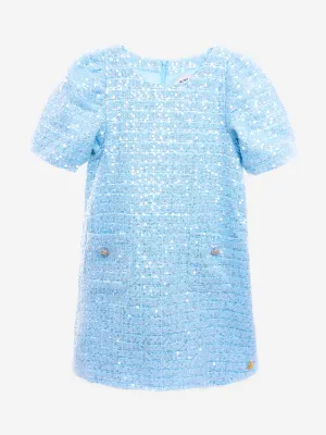 BCBG Girls Tweedkleid in Blau
