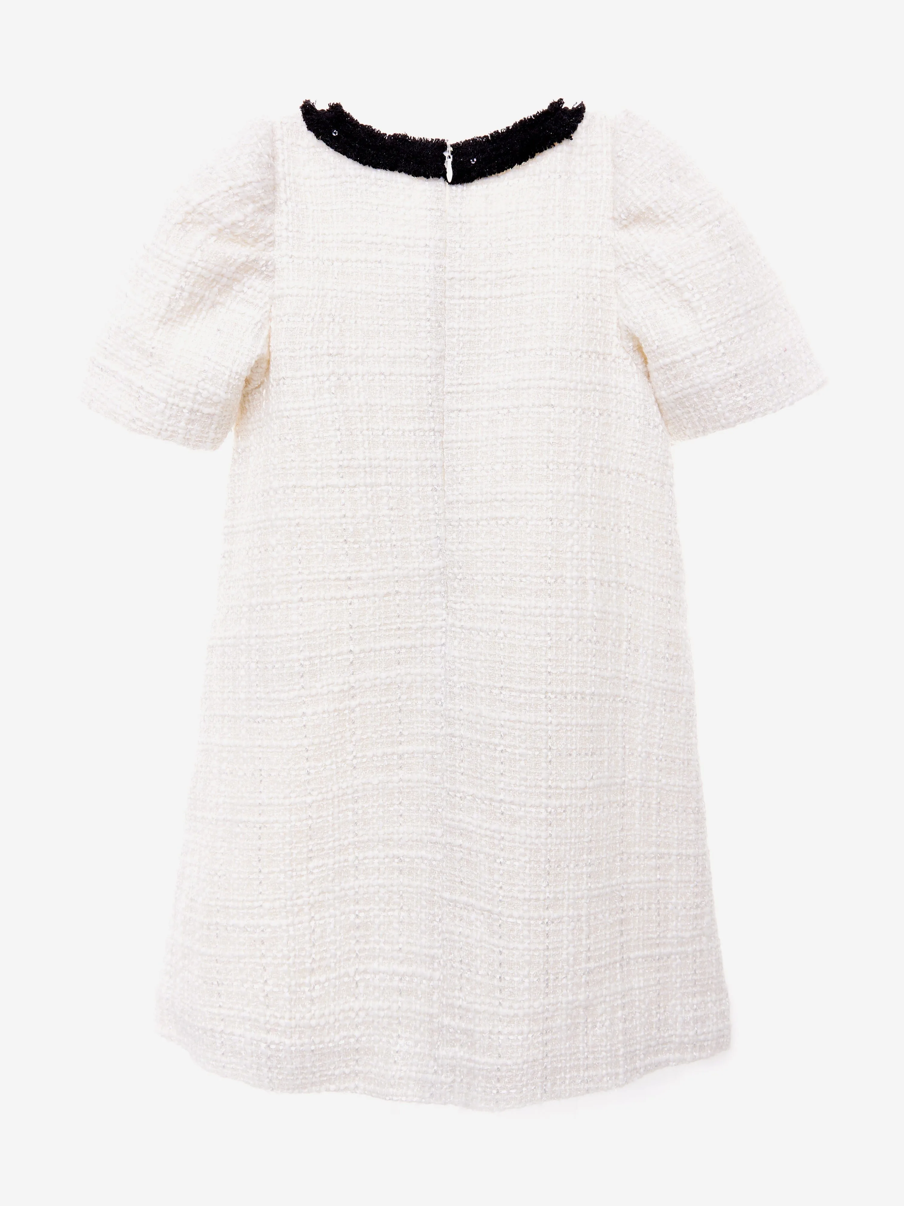 BCBG Girls Tweedkleid in Elfenbein