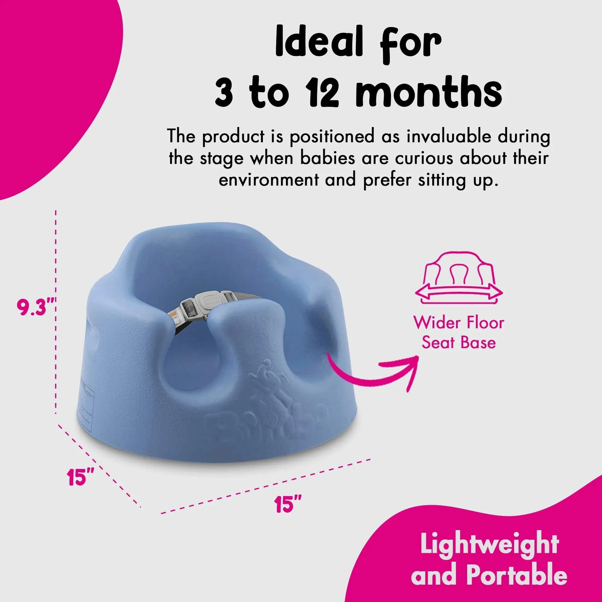 Bumbo Classic Baby-Bodensitz für Kleinkinder