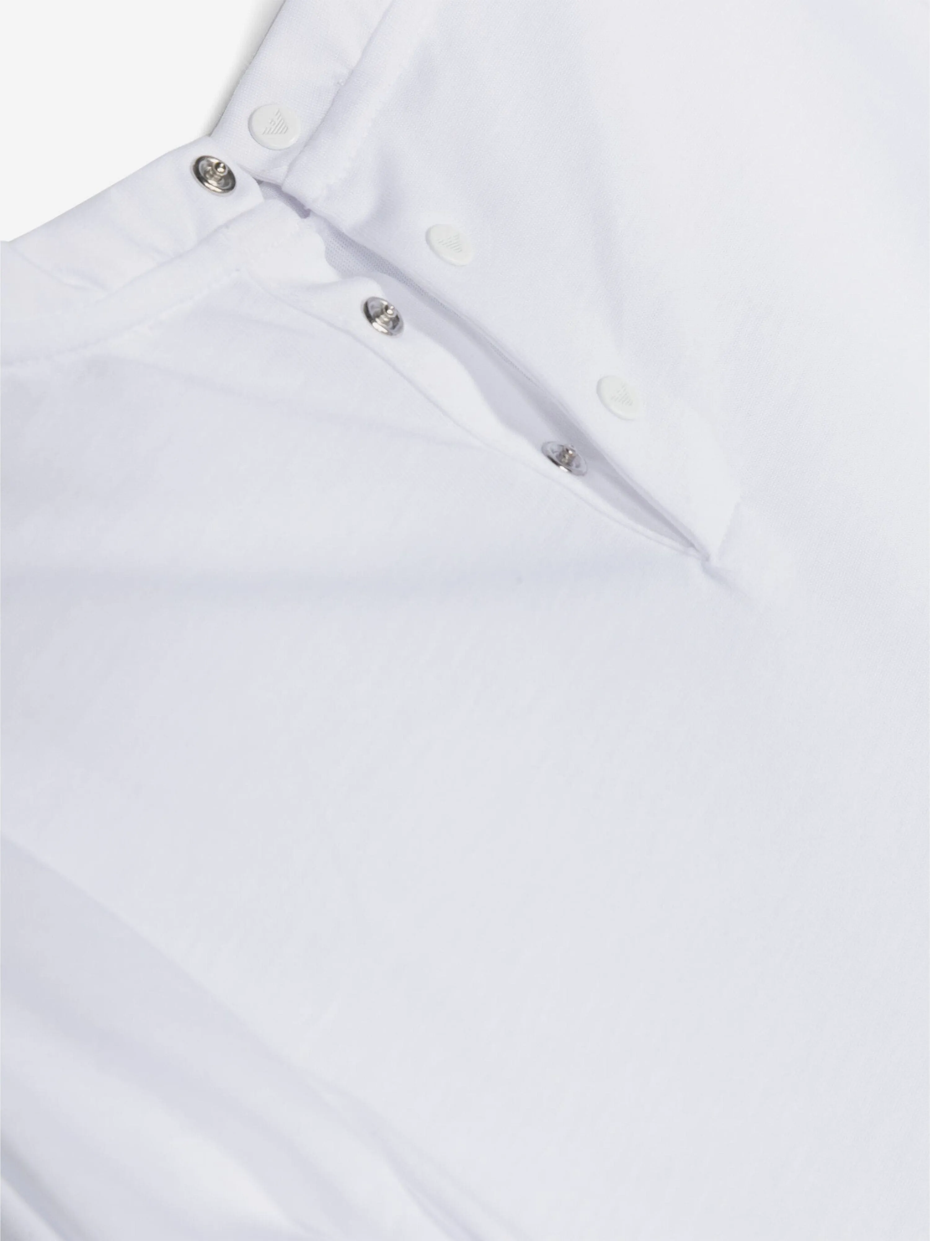 Emporio Armani Baby Jungen Langarm T-Shirt in Weiß