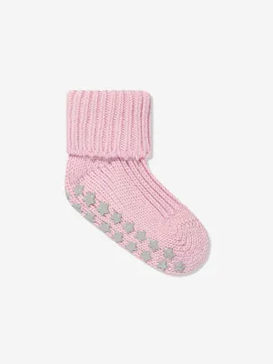 Falke Baby Mädchen Baumwolle Katzenpfoten Haus Socken in Rosa
