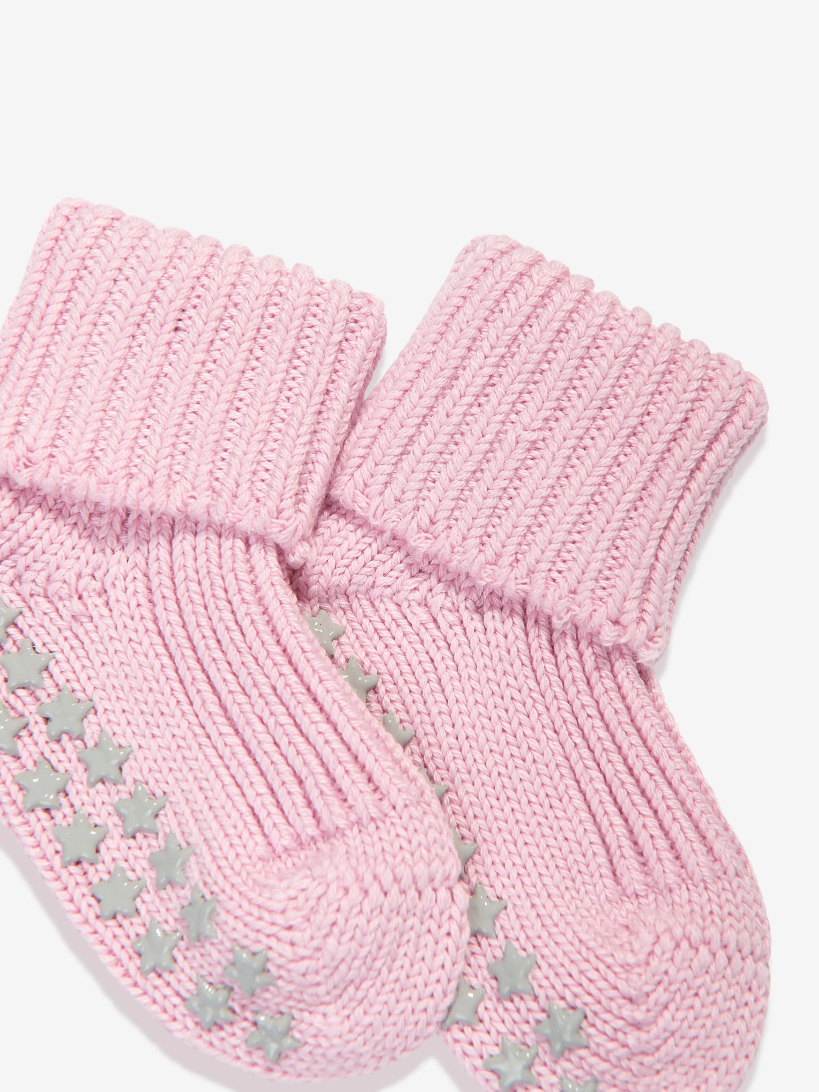 Falke Baby Mädchen Baumwolle Katzenpfoten Haus Socken in Rosa