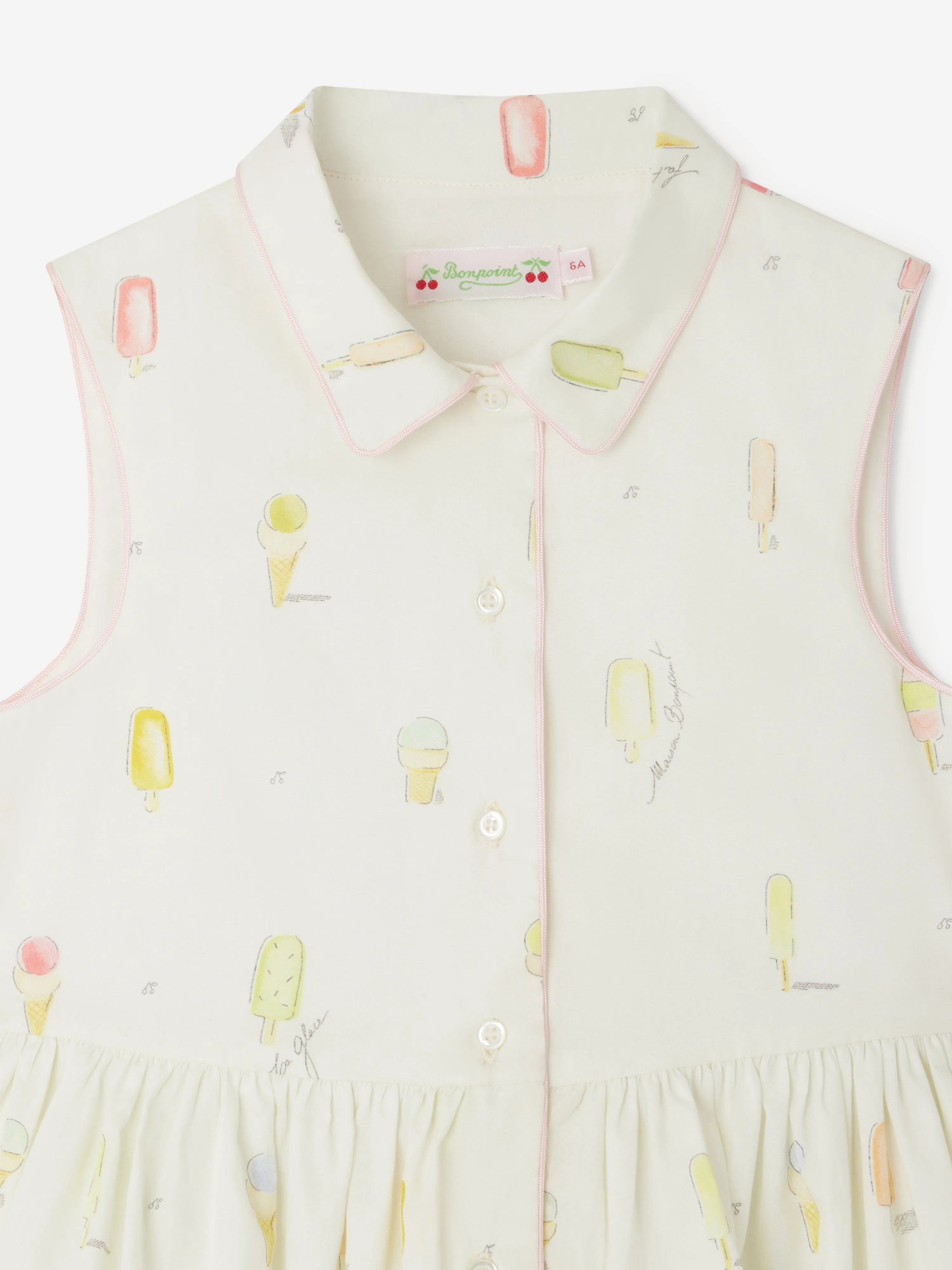 Mädchenkleid Anne in Elfenbein