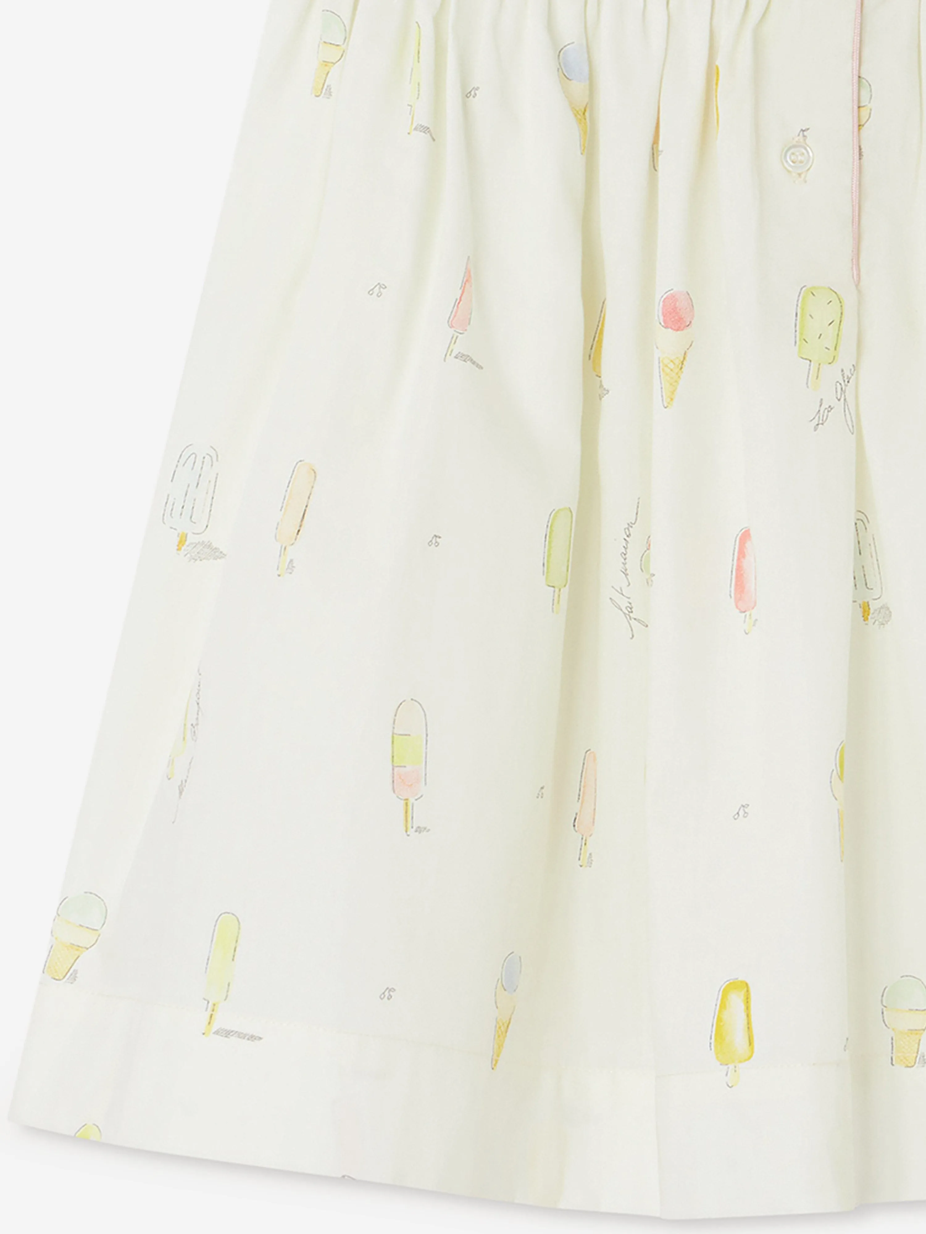 Mädchenkleid Anne in Elfenbein
