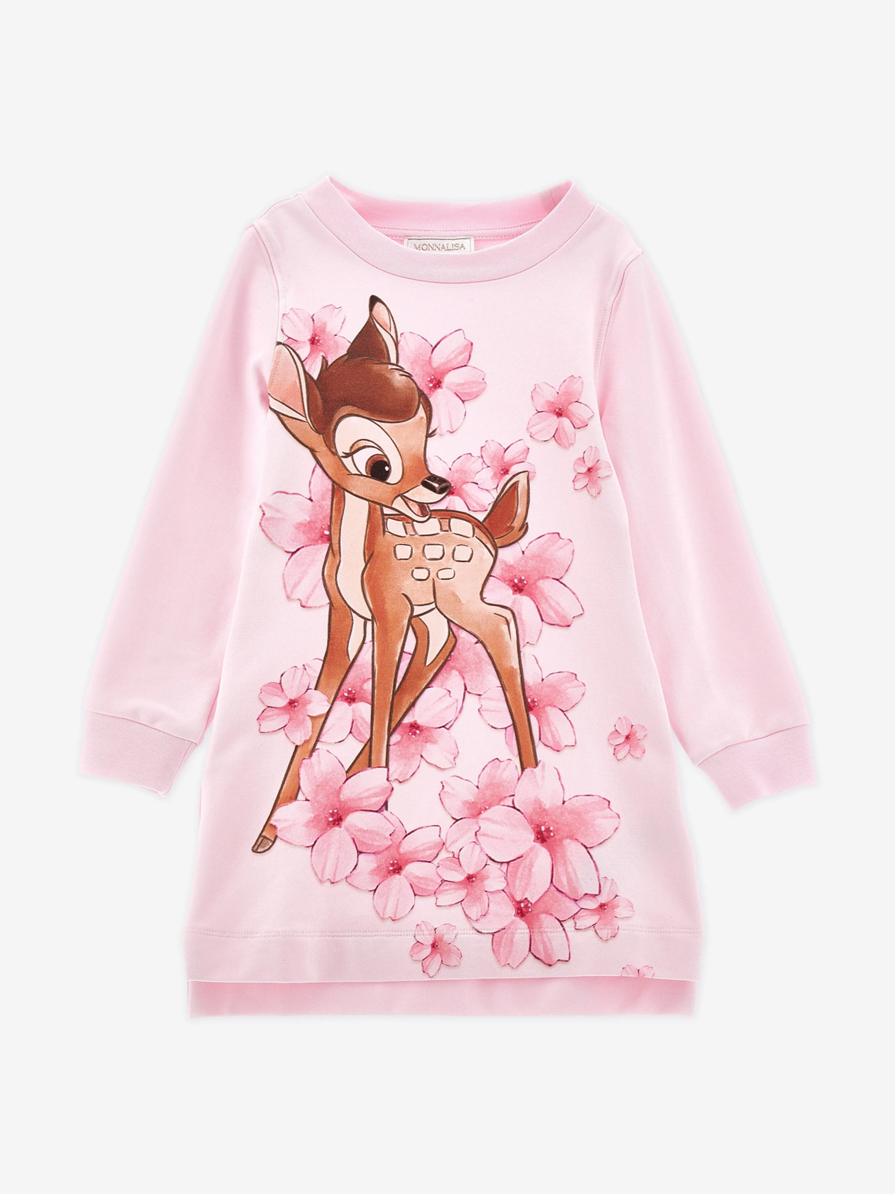 Mädchen Bambi Pulloverkleid in Rosa