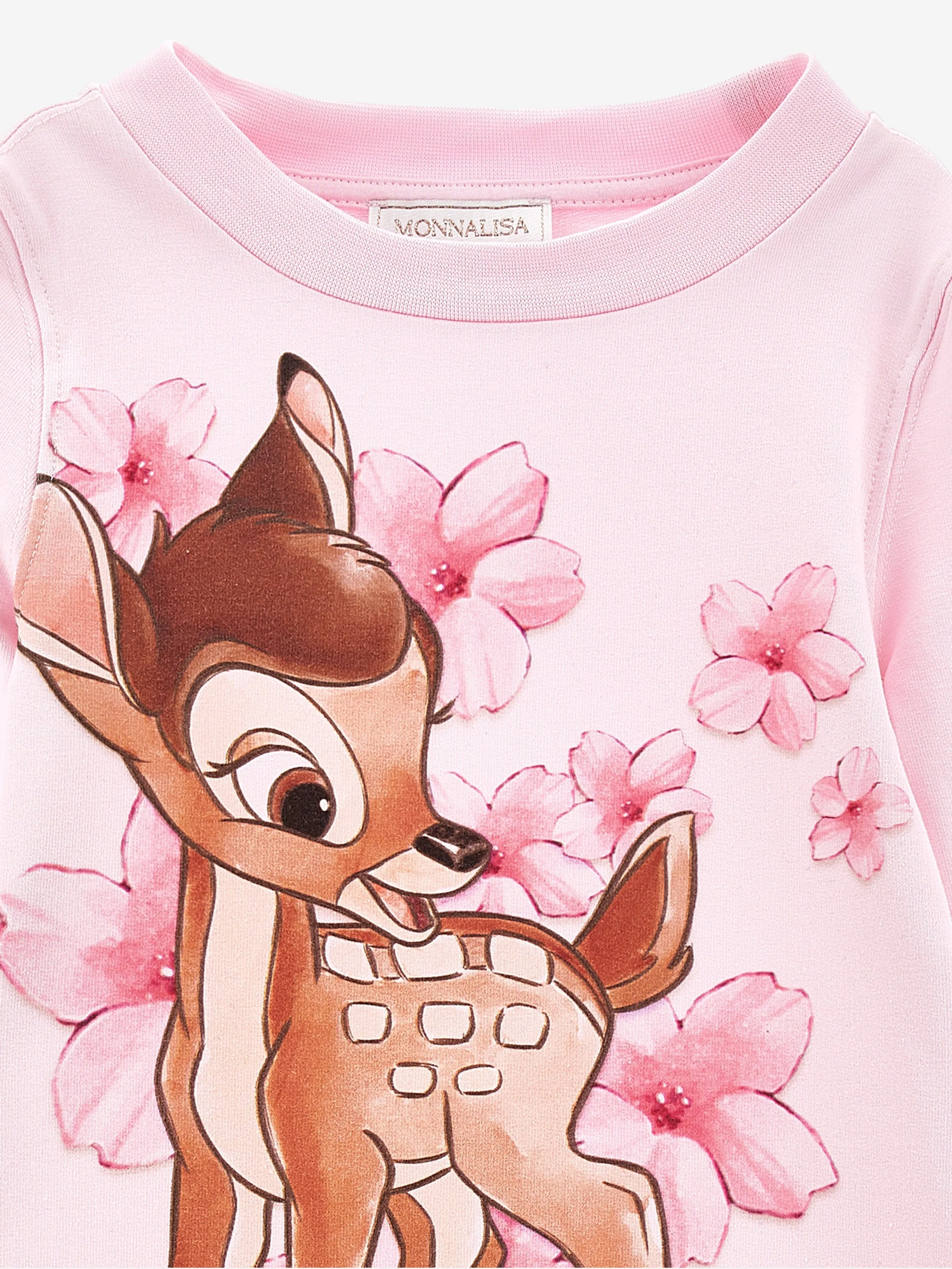 Mädchen Bambi Pulloverkleid in Rosa