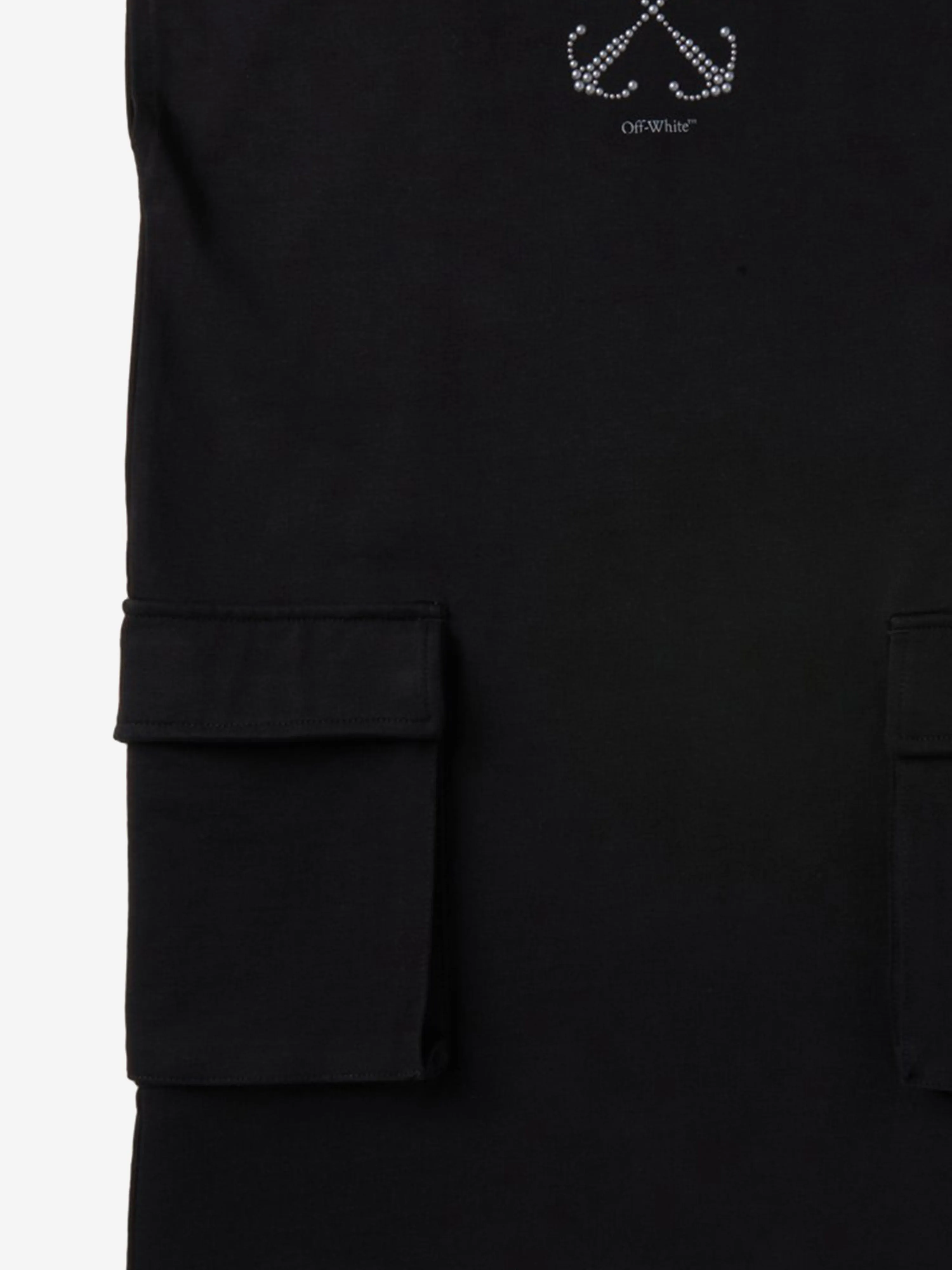 Mädchen Cargo-Kleid in Schwarz