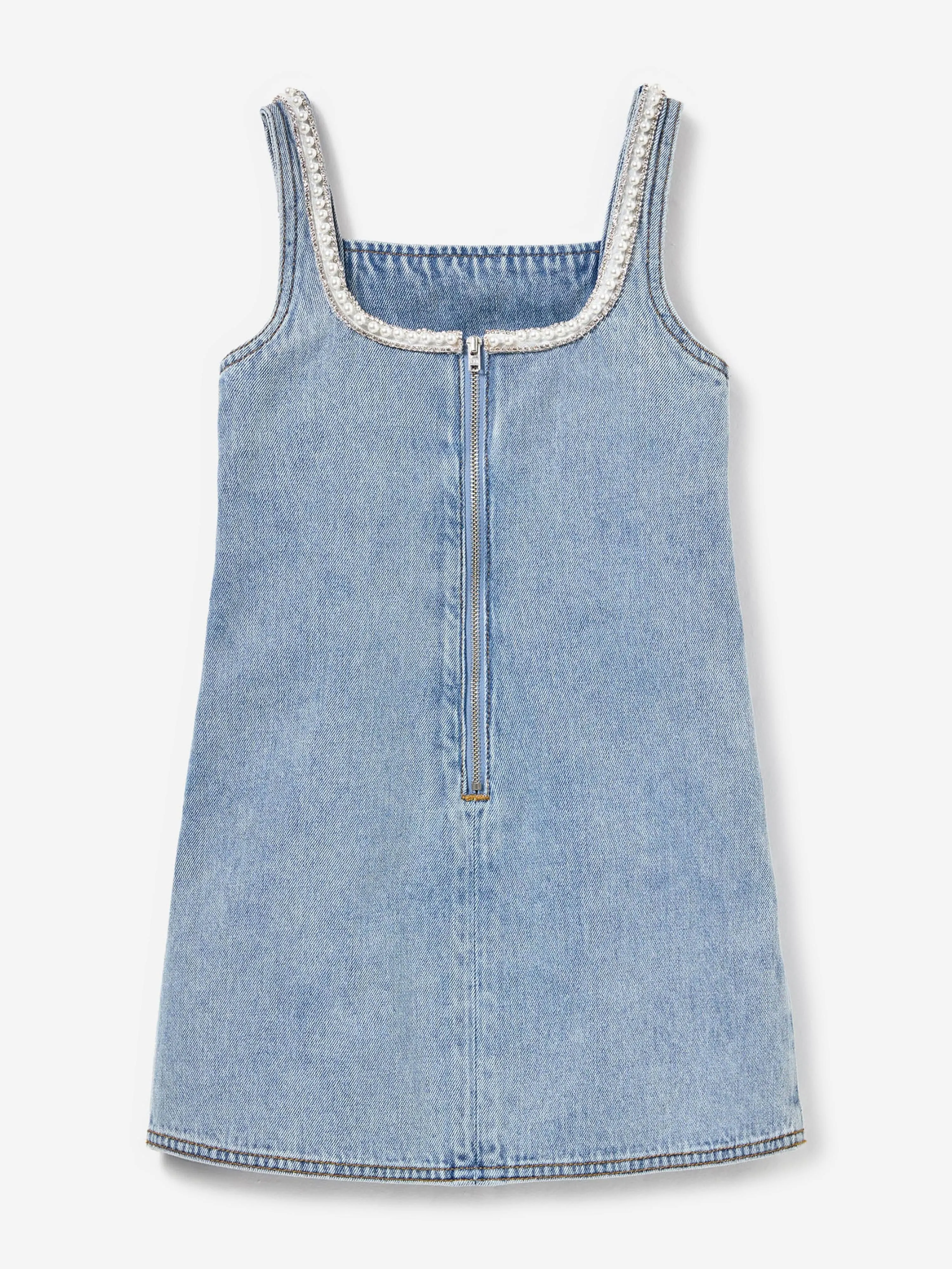 Mädchen Jeanskleid in Blau