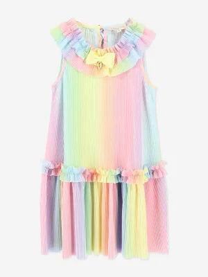 Mädchen Ember Plisseekleid in Mehrfarbig