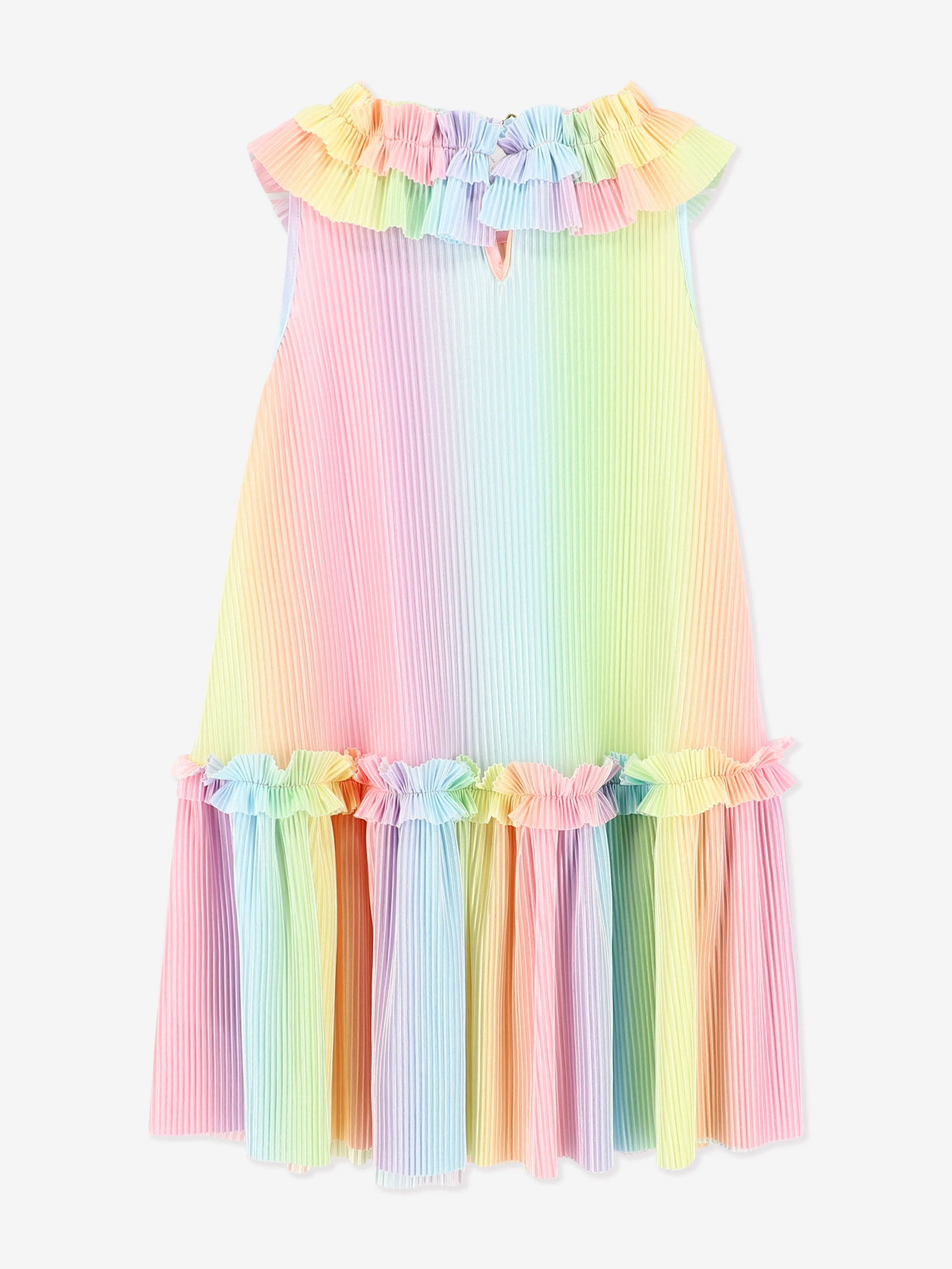 Mädchen Ember Plisseekleid in Mehrfarbig