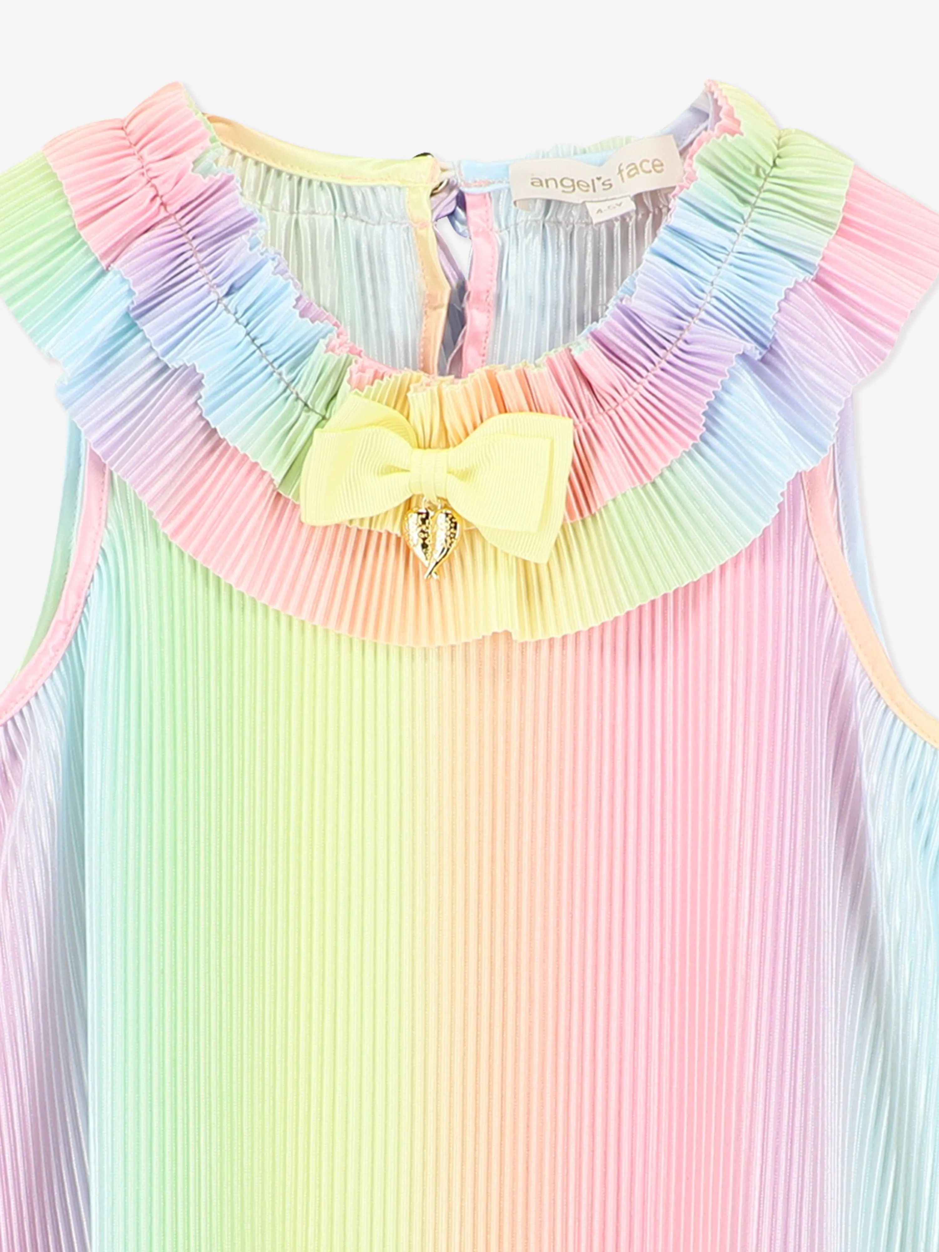 Mädchen Ember Plisseekleid in Mehrfarbig