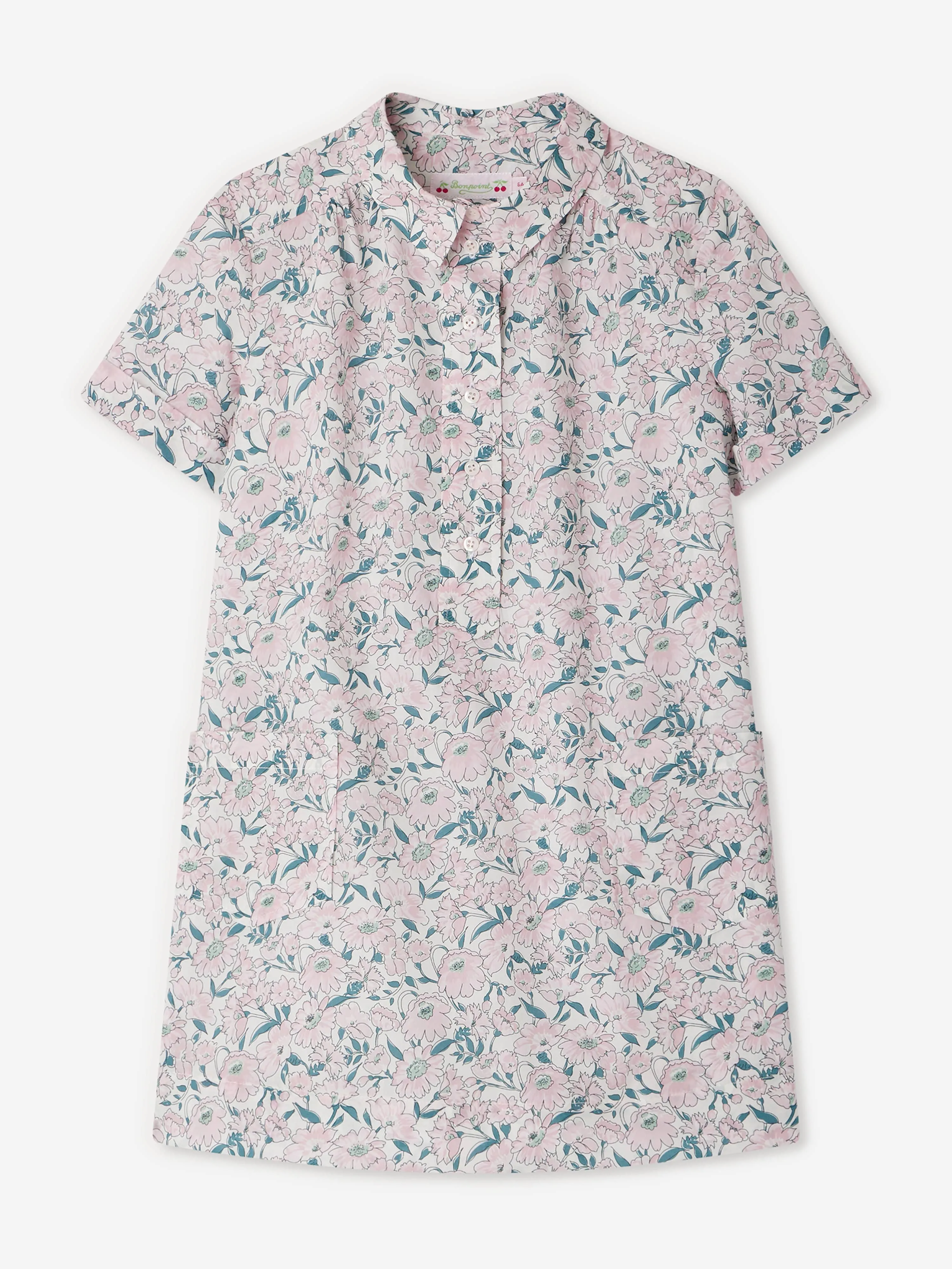Mädchen Blumen Emiliana Kleid in Rosa