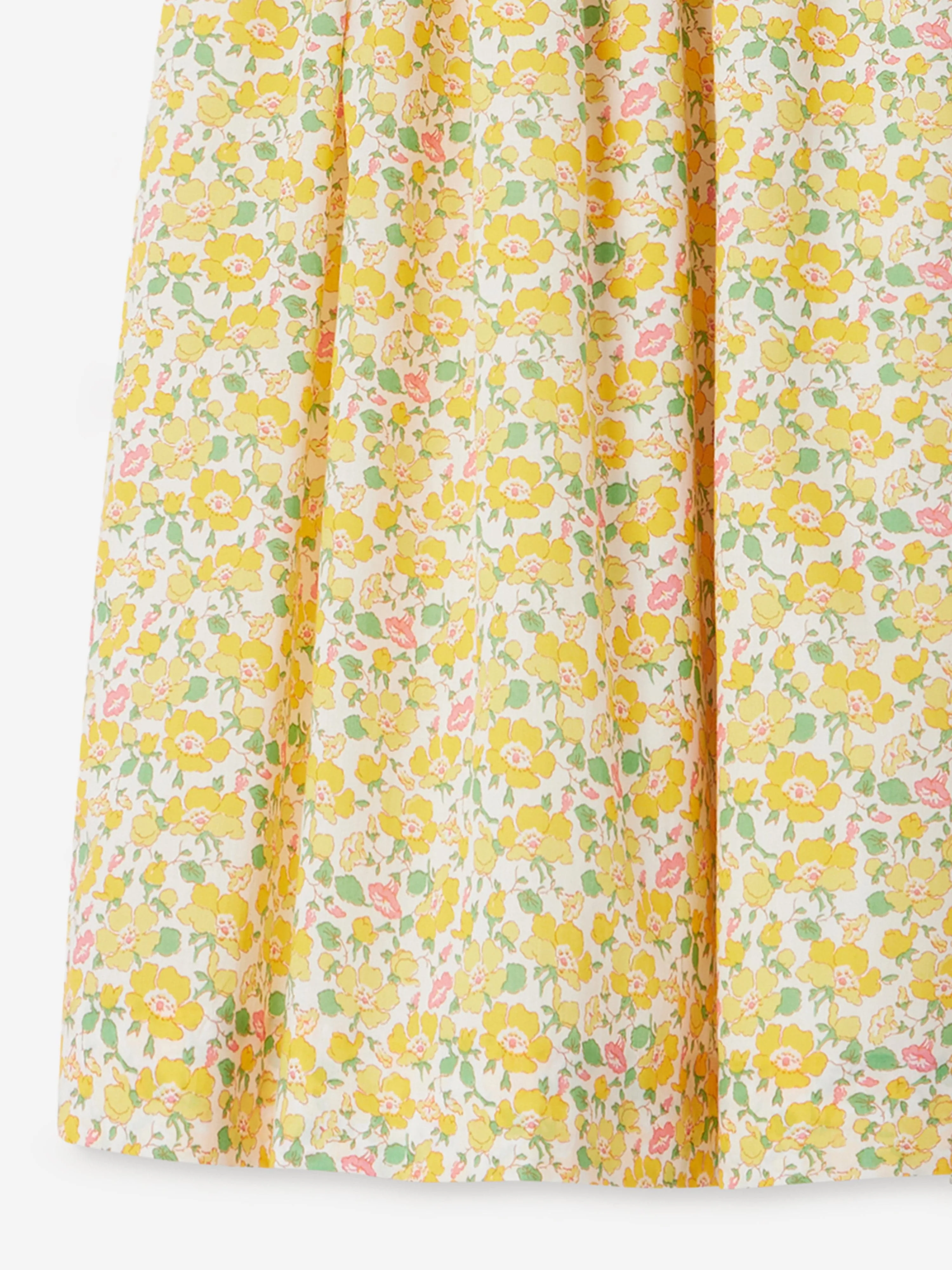 Mädchen Blumen Emina Kleid in Gelb