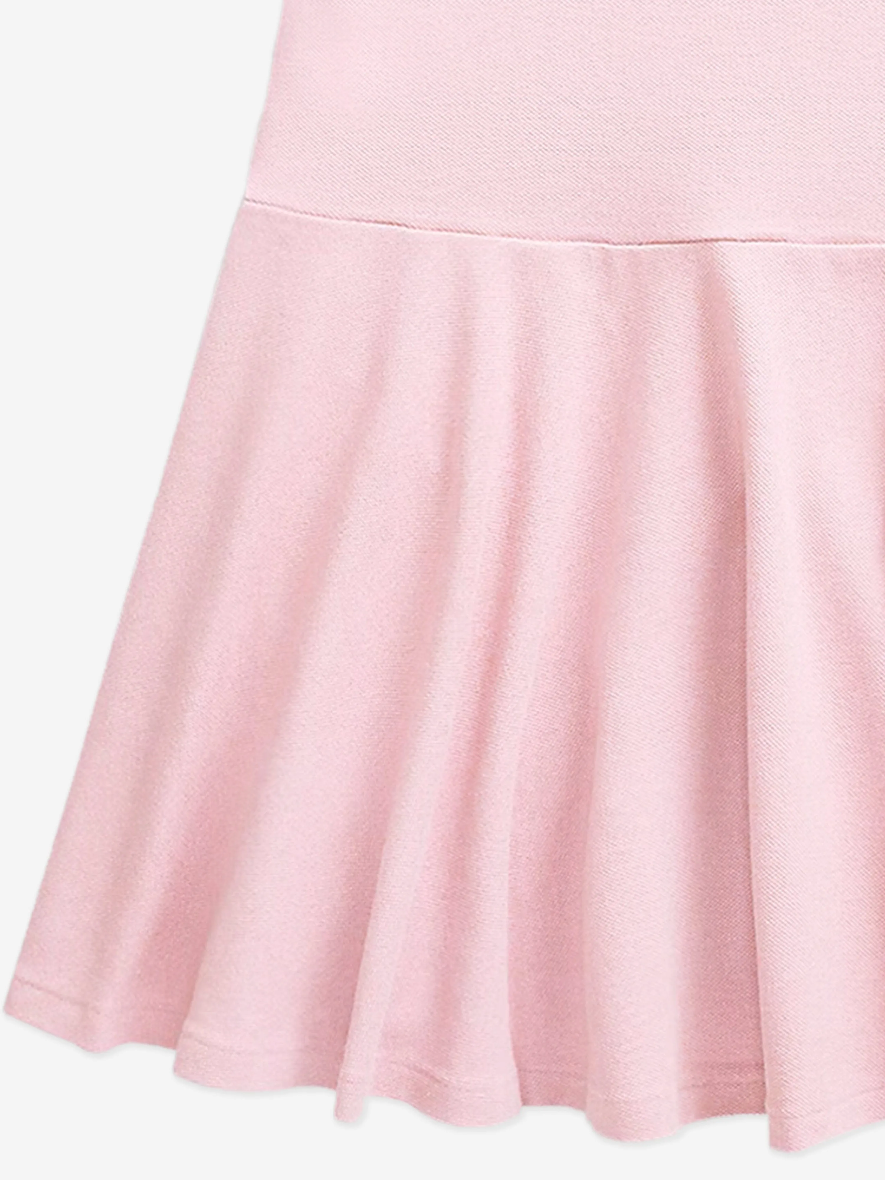 Mädchen Logo Polo Kleid in Rosa