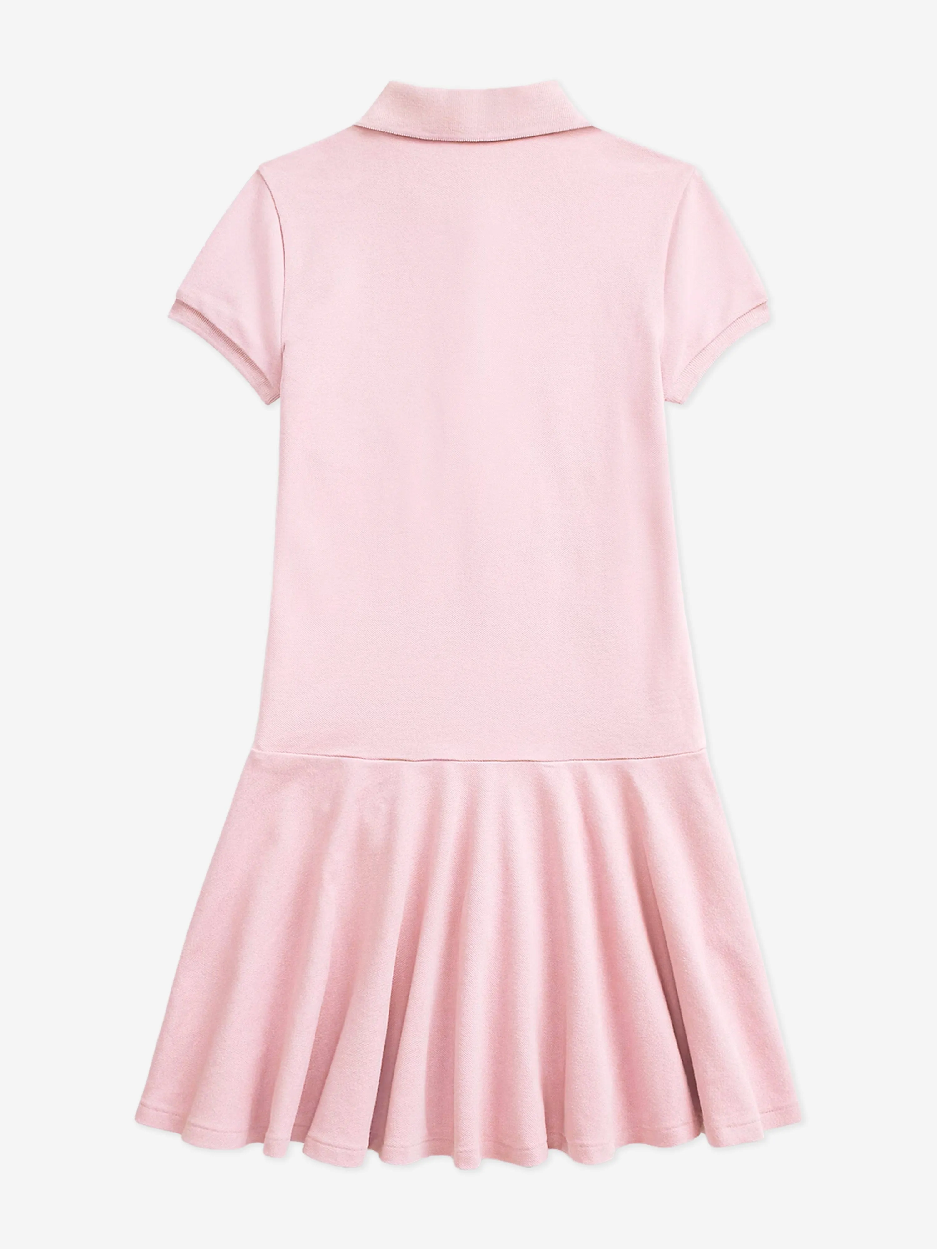 Mädchen Logo Polo Kleid in Rosa