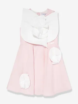 Mädchen Pfingstrosen-Blumenkleid in Rosa