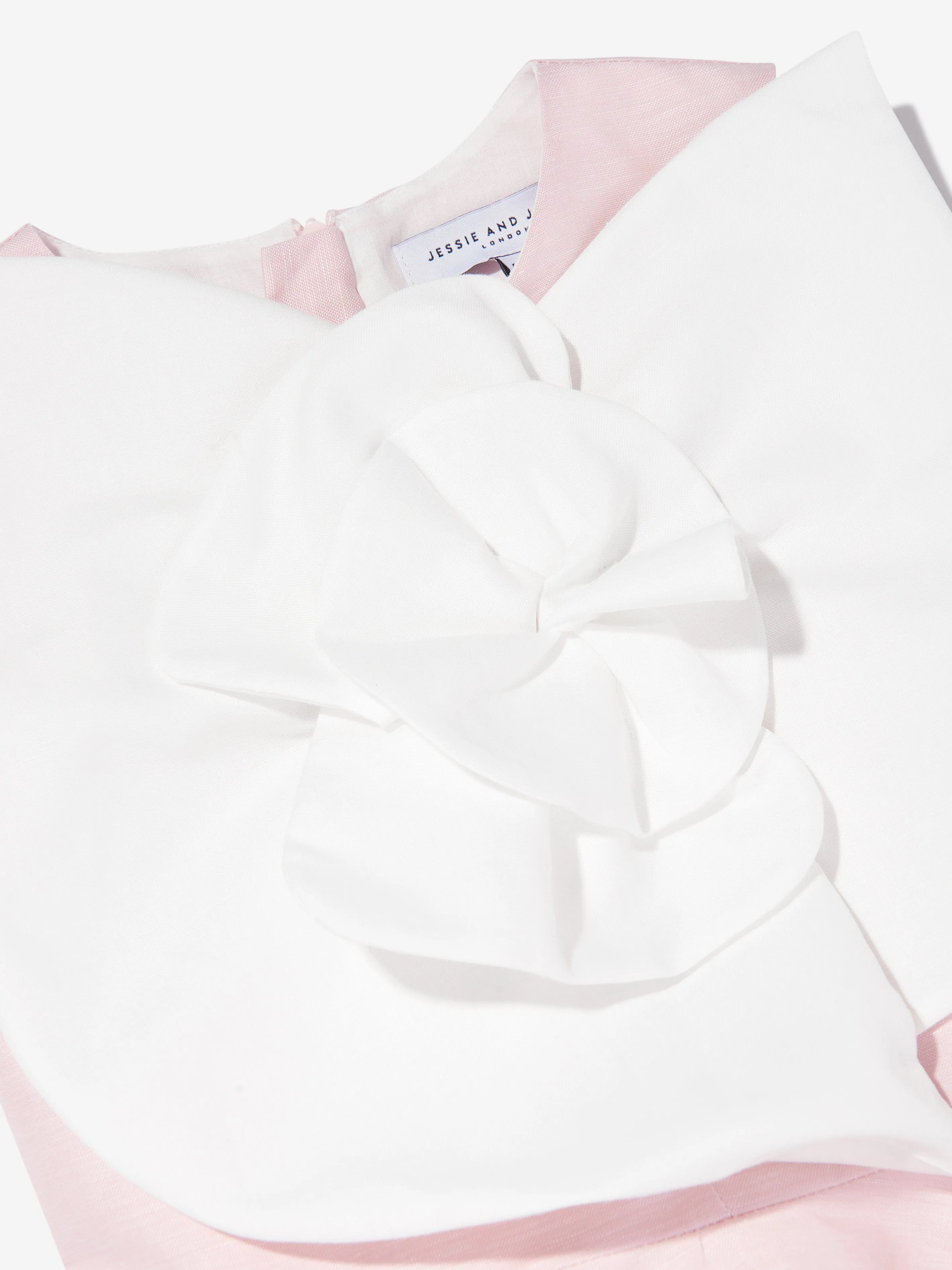Mädchen Pfingstrosen-Blumenkleid in Rosa