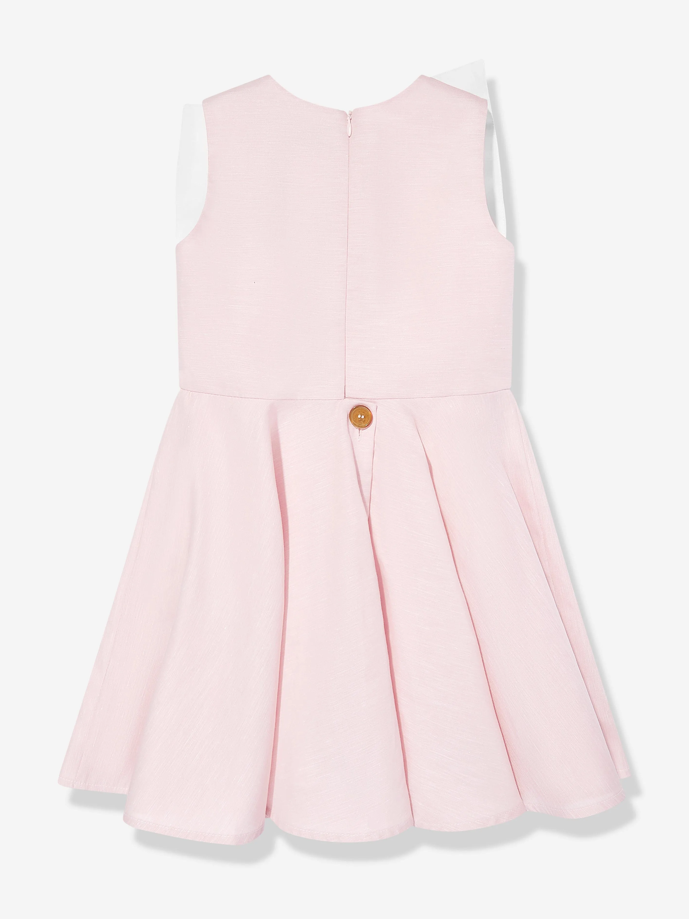 Mädchen Pfingstrosen-Blumenkleid in Rosa