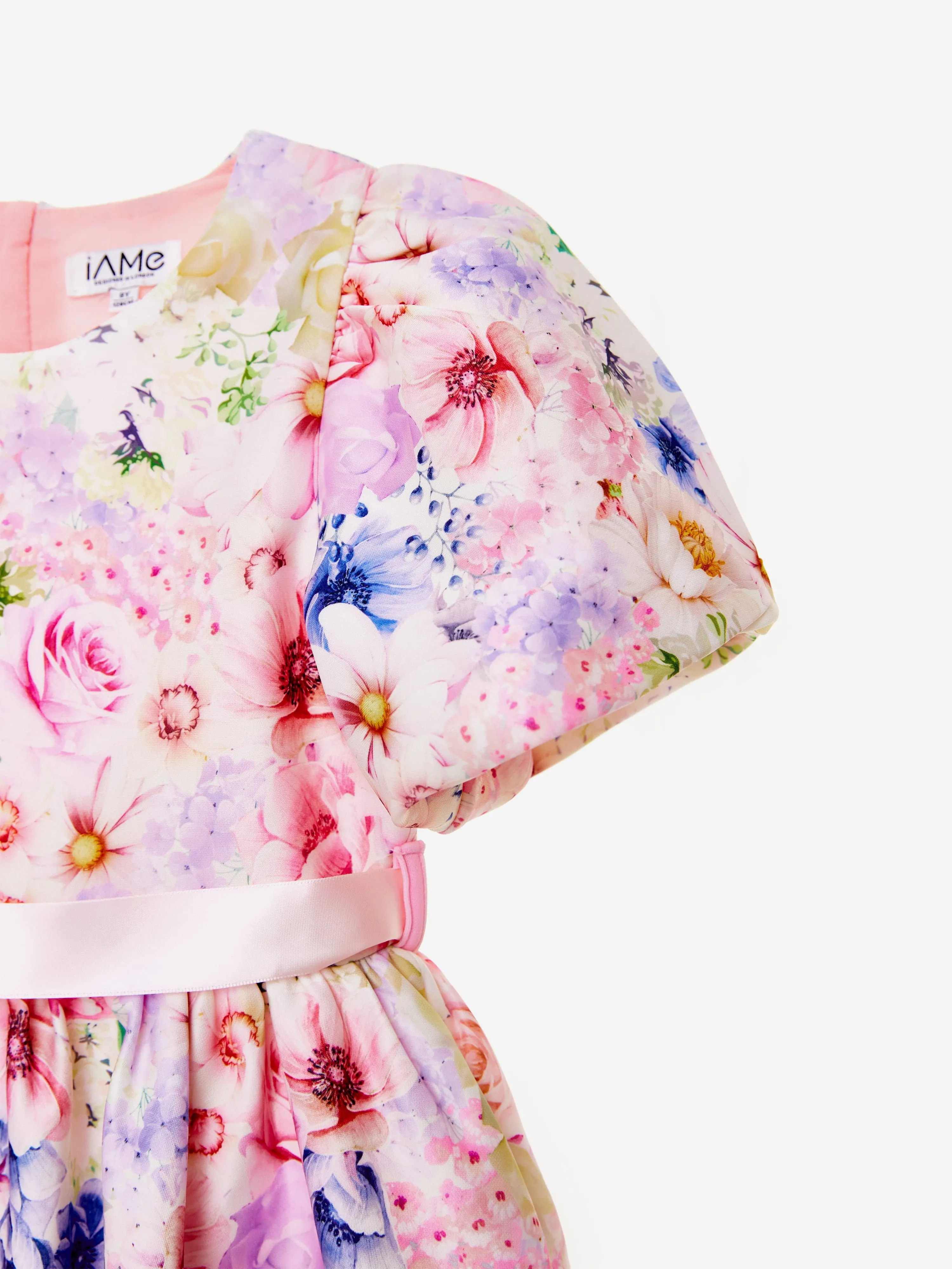 Mädchen Sommerfreude Kleid in Weiß