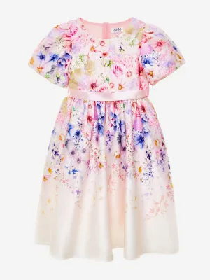 Mädchen Sommerfreude Kleid in Weiß