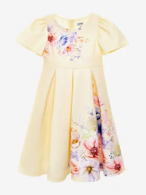 Mädchen Sonnenlicht Serenade Kleid in Gelb