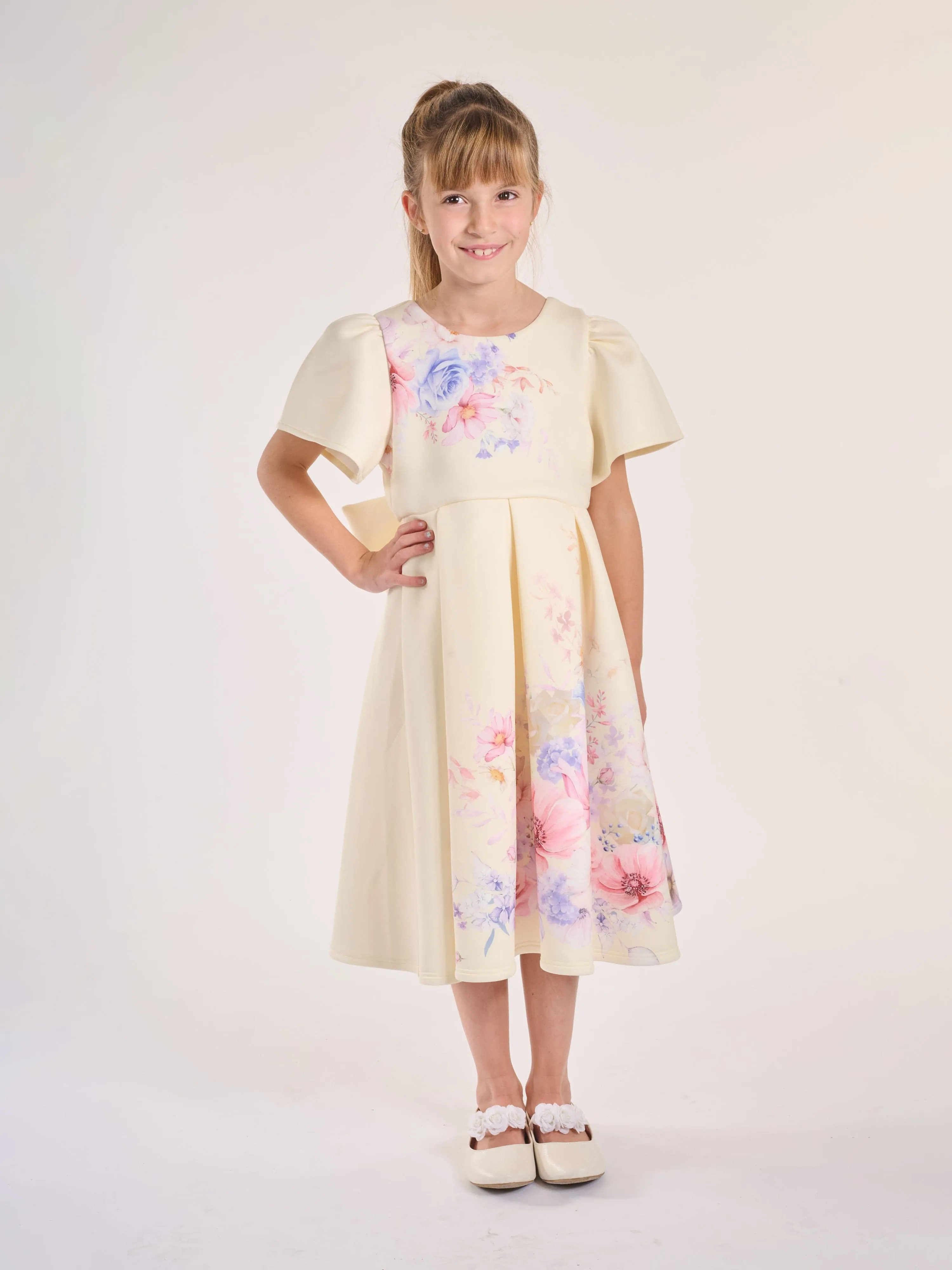 Mädchen Sonnenlicht Serenade Kleid in Gelb