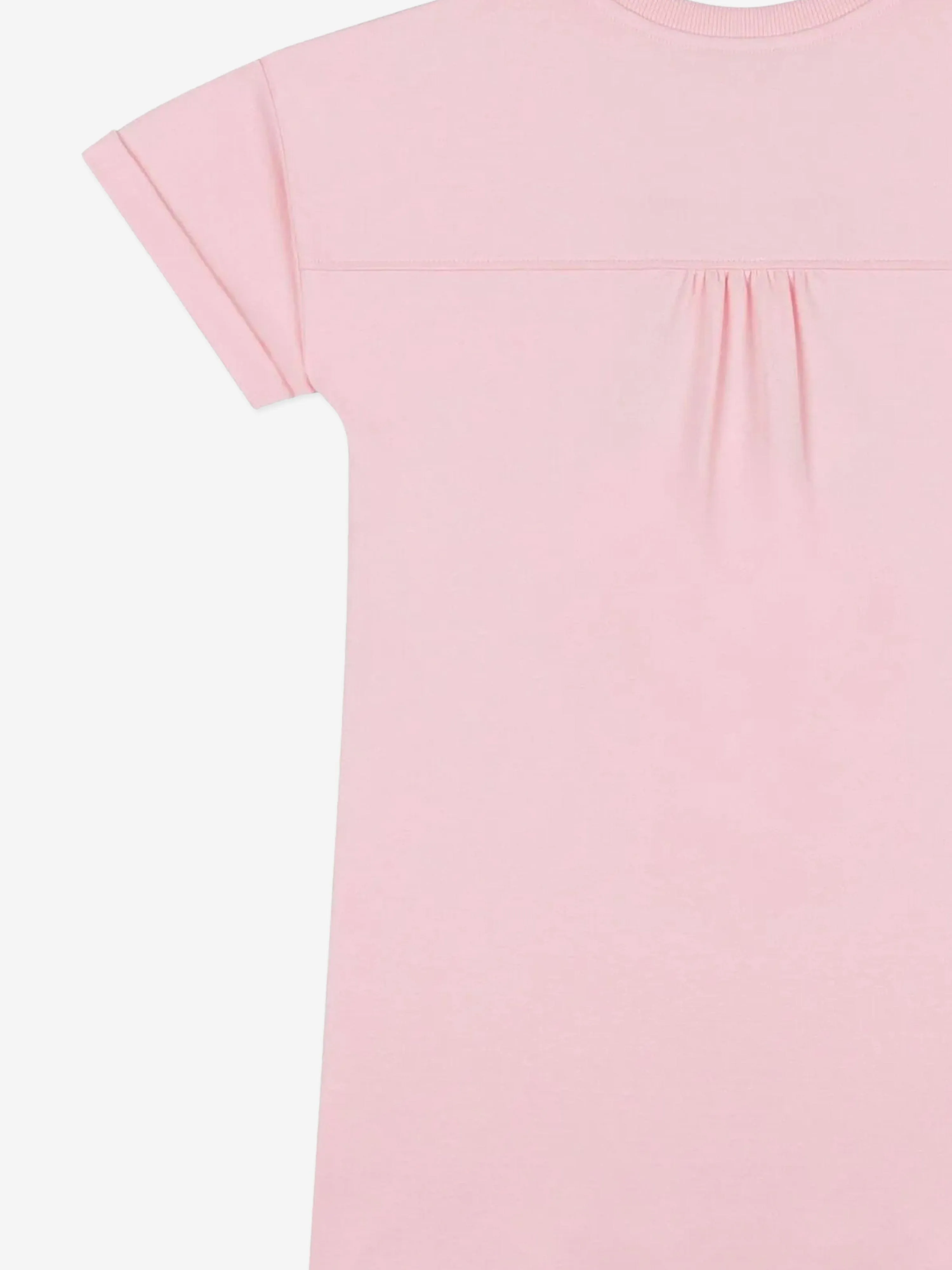 Mädchen Teddybär Logo Kleid in Rosa