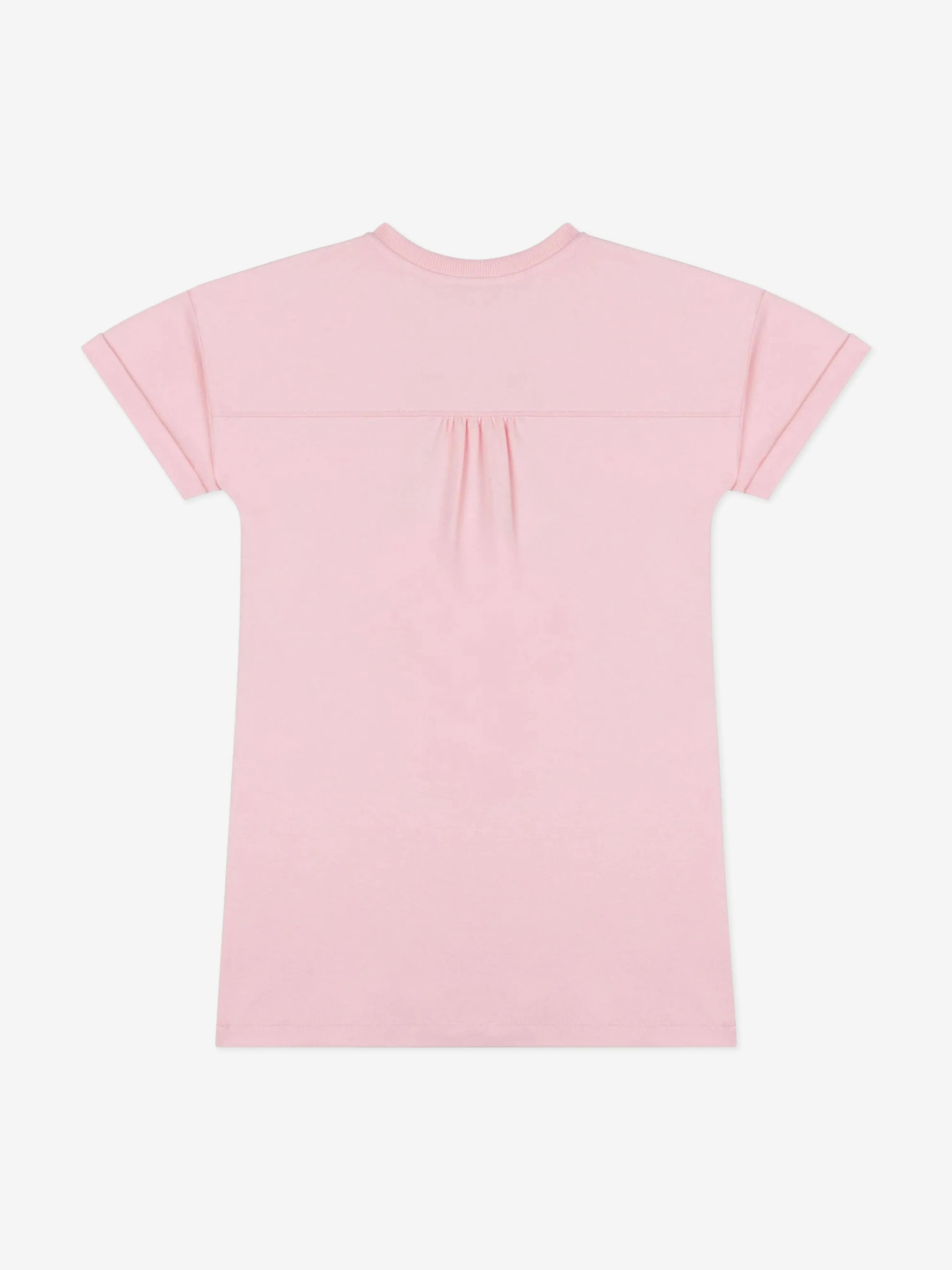Mädchen Teddybär Logo Kleid in Rosa
