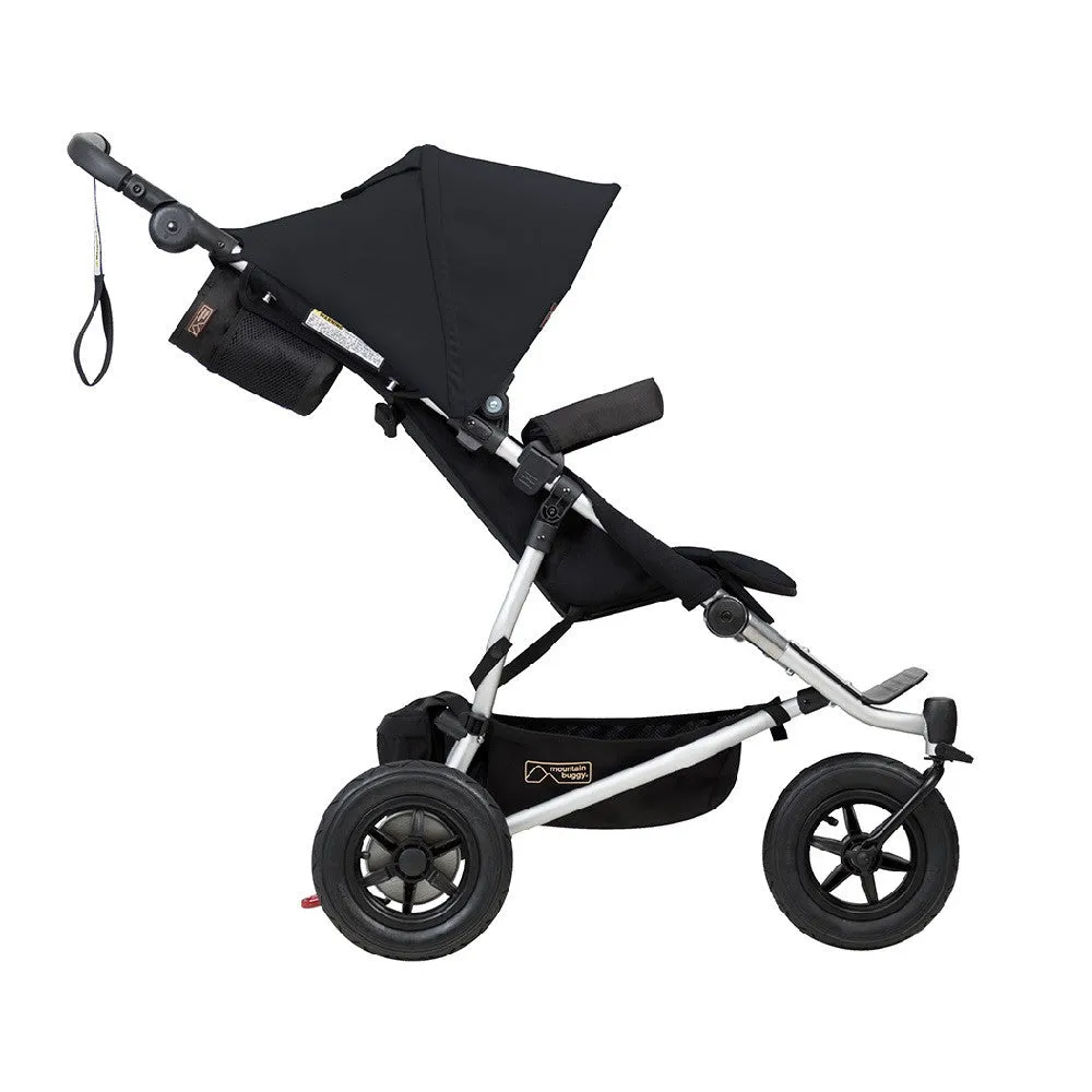 Mountain Buggy Duet V3.2 Doppelkinderwagen (Schwarz) - Geländegängig