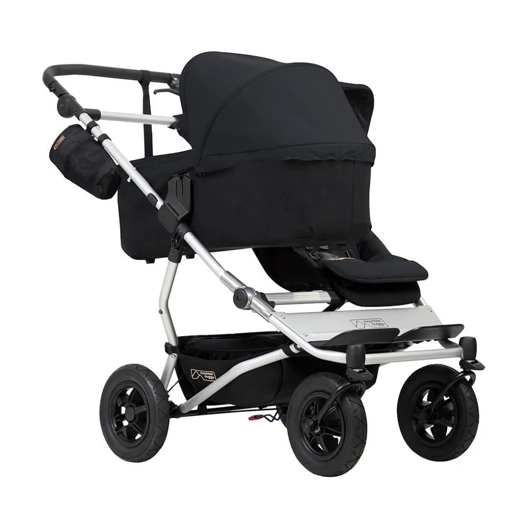 Mountain Buggy Duet V3.2 Doppelkinderwagen (Schwarz) - Geländegängig